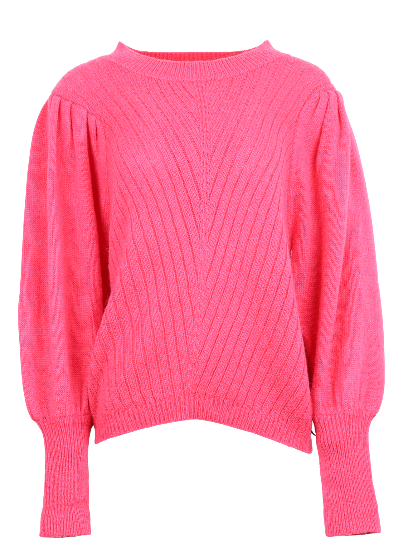 PRE-LOVED Style Name : Knit w. volume at sleeves - Pink