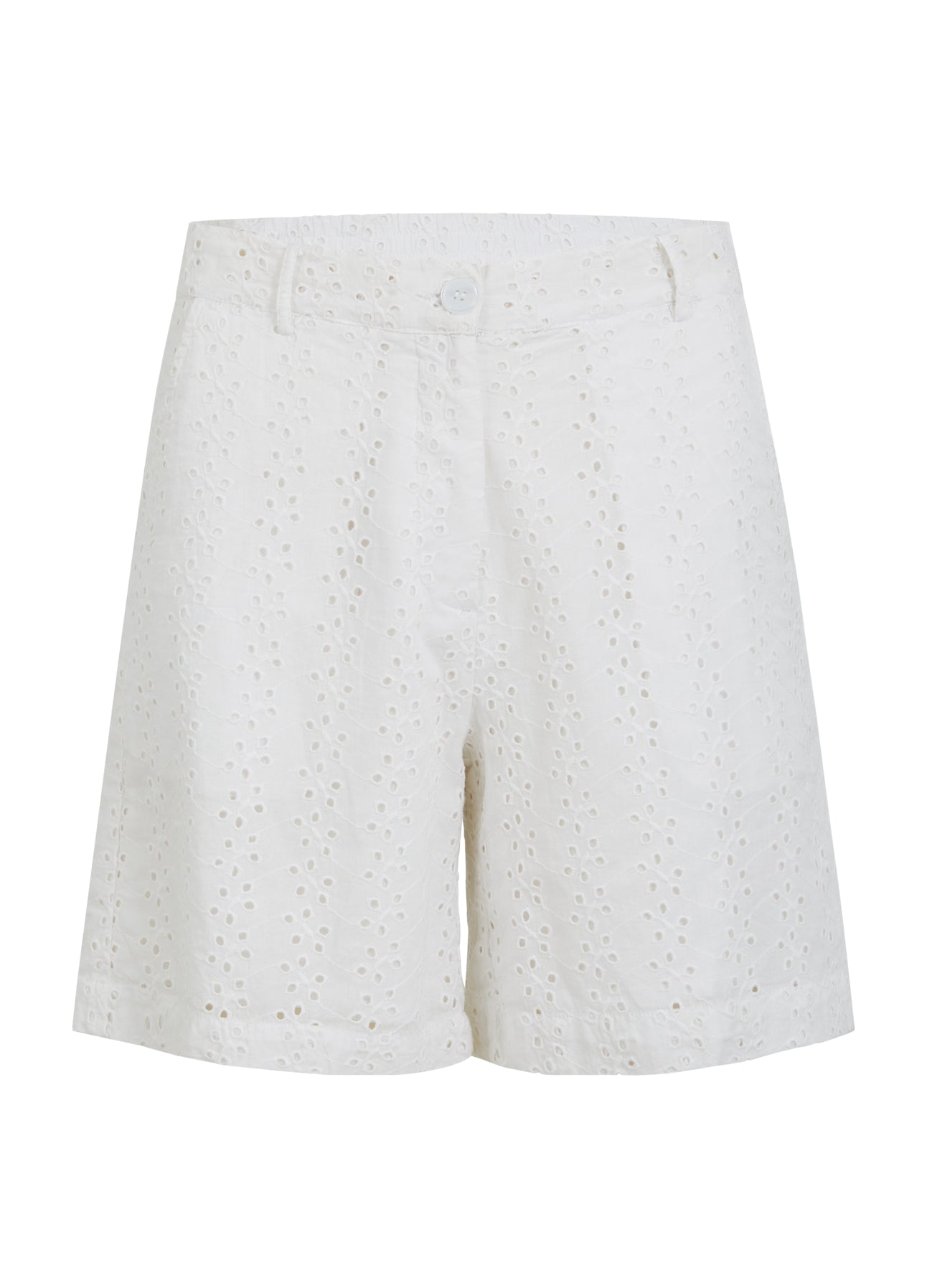 CC HEART LENA SHORT M. BRODERIE ANGLAISE - White