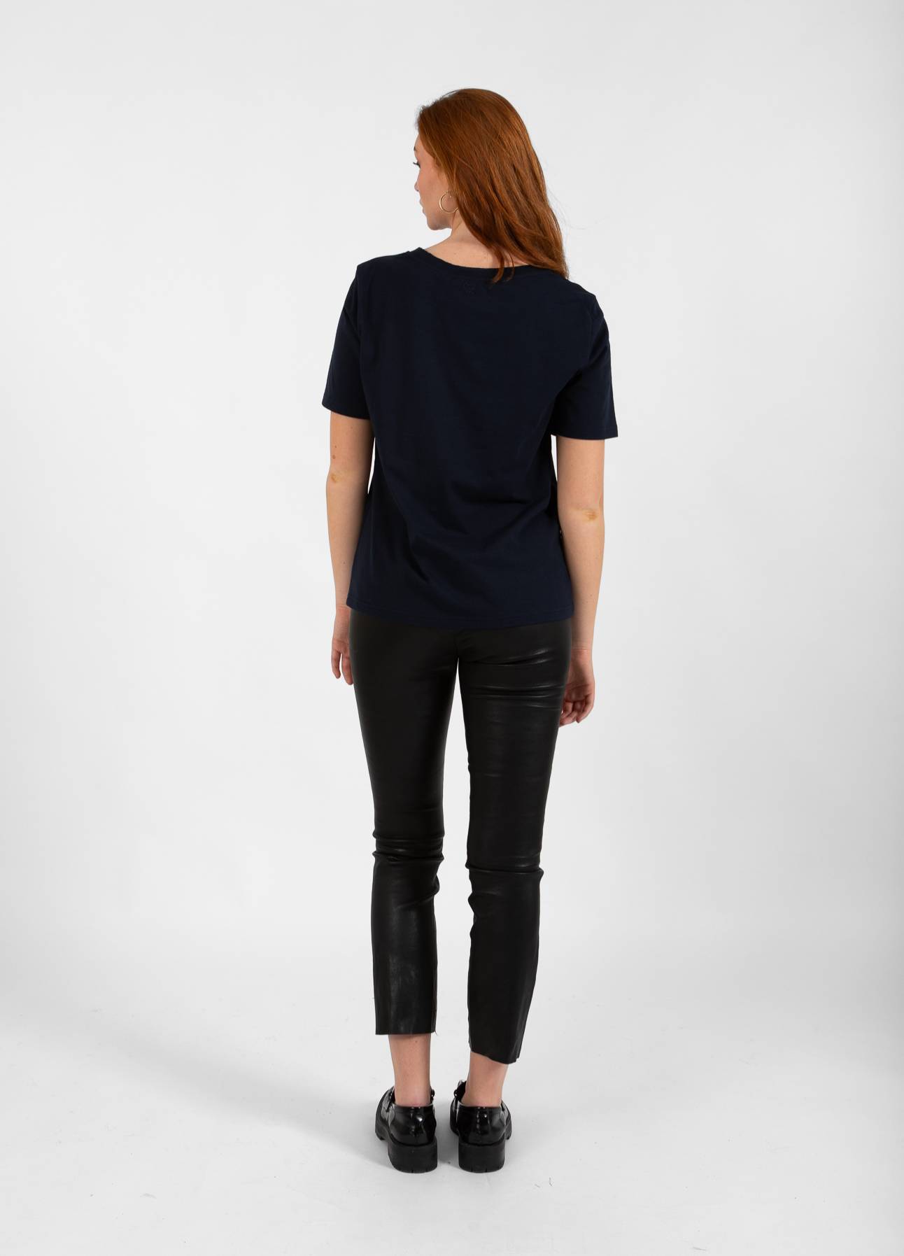 CC HEART SOULMATE T-SHIRT - MELLEM ÆRME - Night Sky Blue