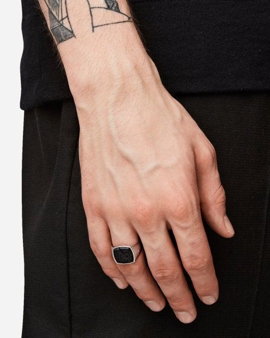 Cushion Lava - Sterling Silver
