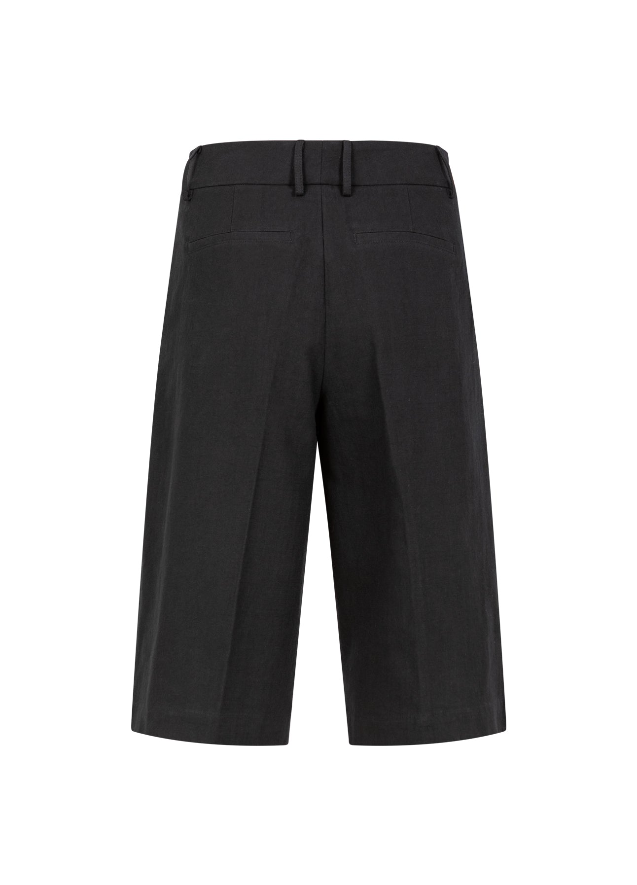 LANGE SHORTS MED BREDE BEN - Black