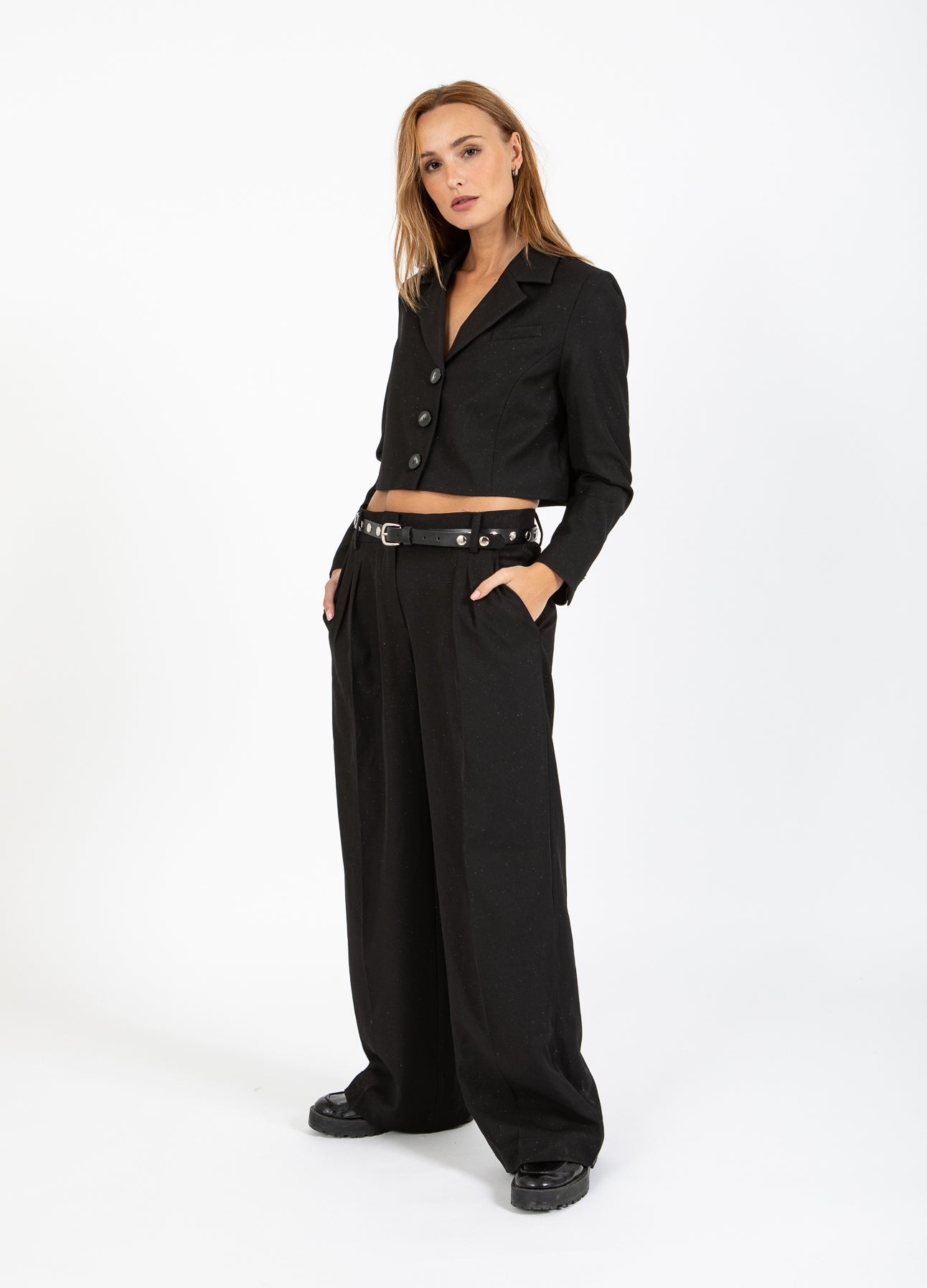 SKJORTE BLAZER - Black