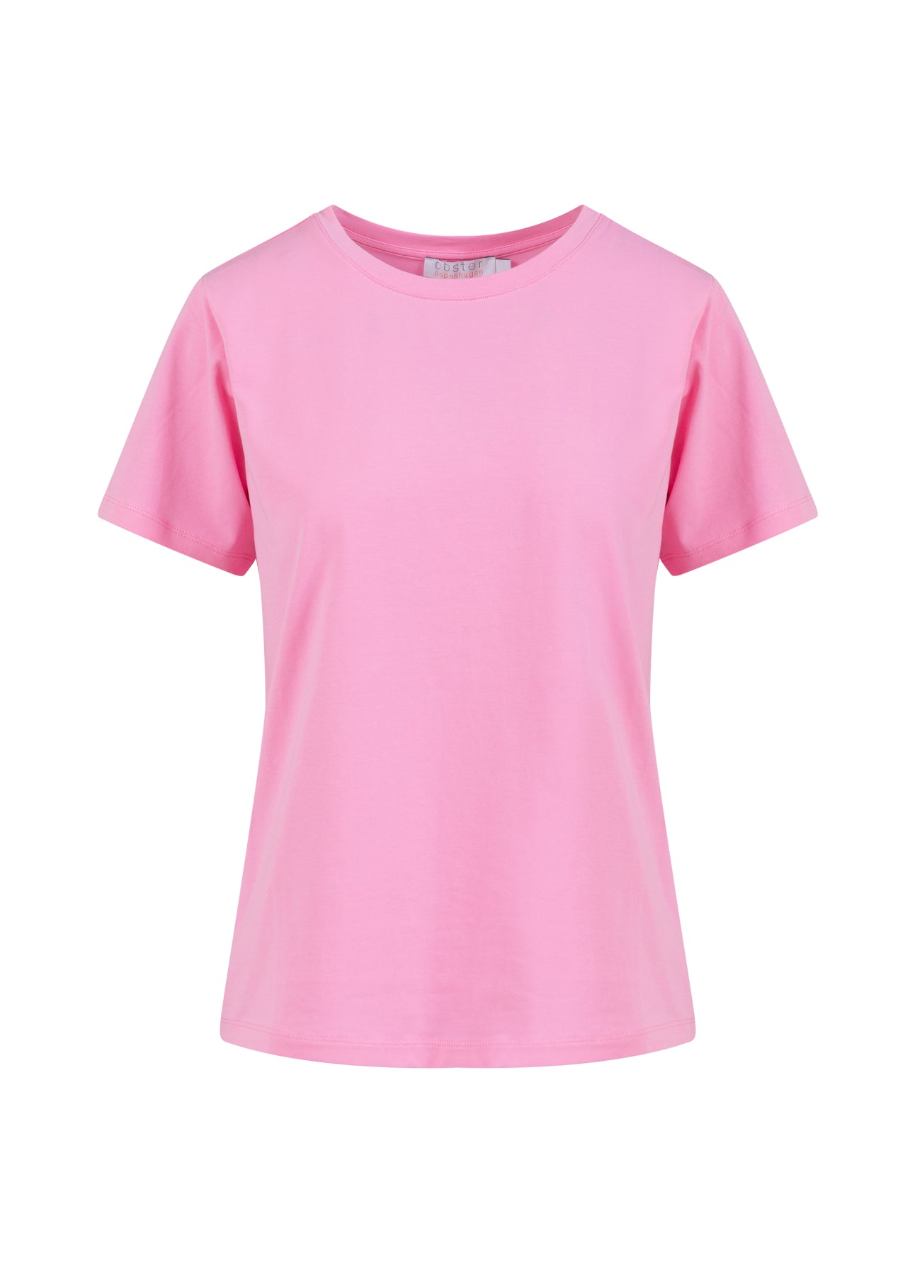 T-SHIRT MED RUND HALS - KORTE ÆRMER - Bubble pink
