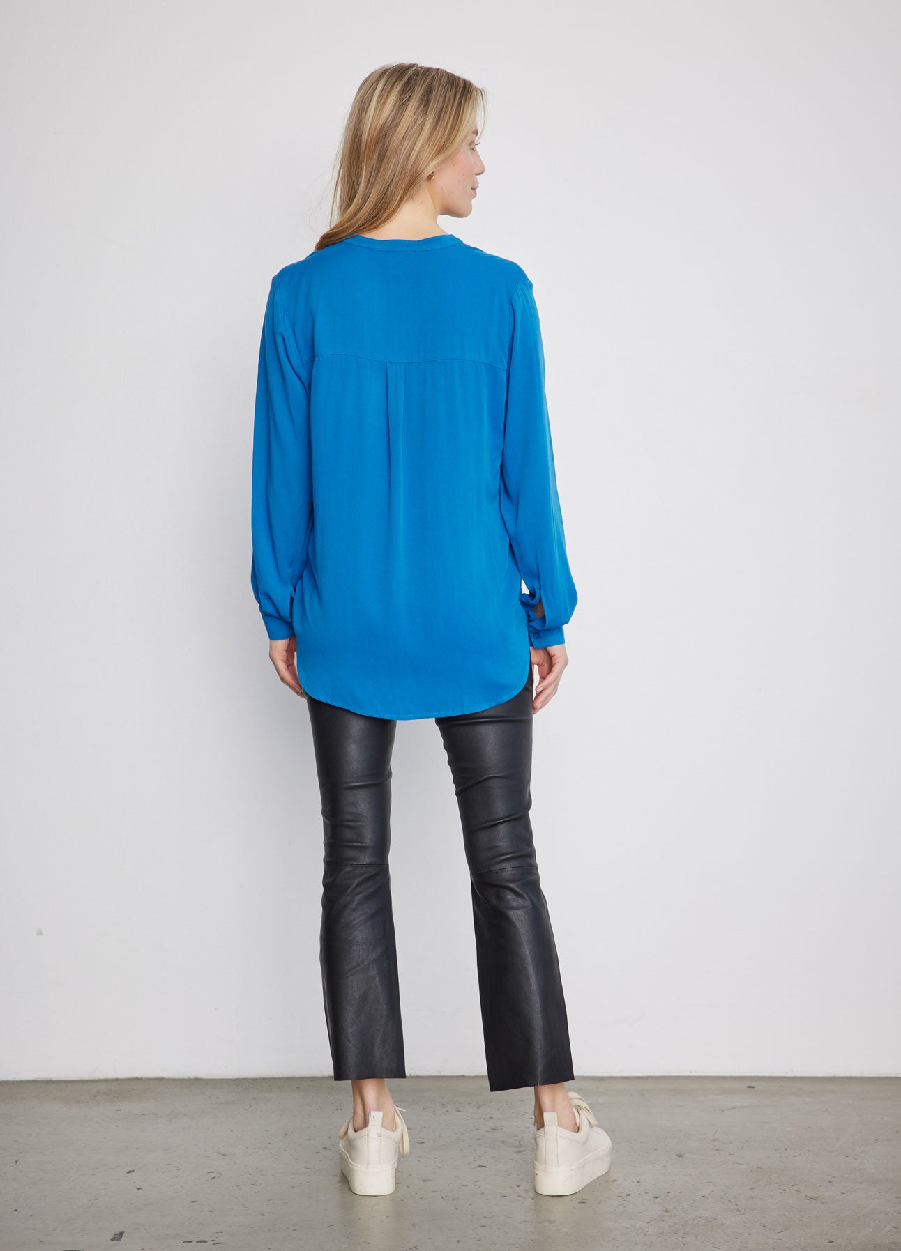 CC HEART CROPPED LÆDERLEGGINGS - Black