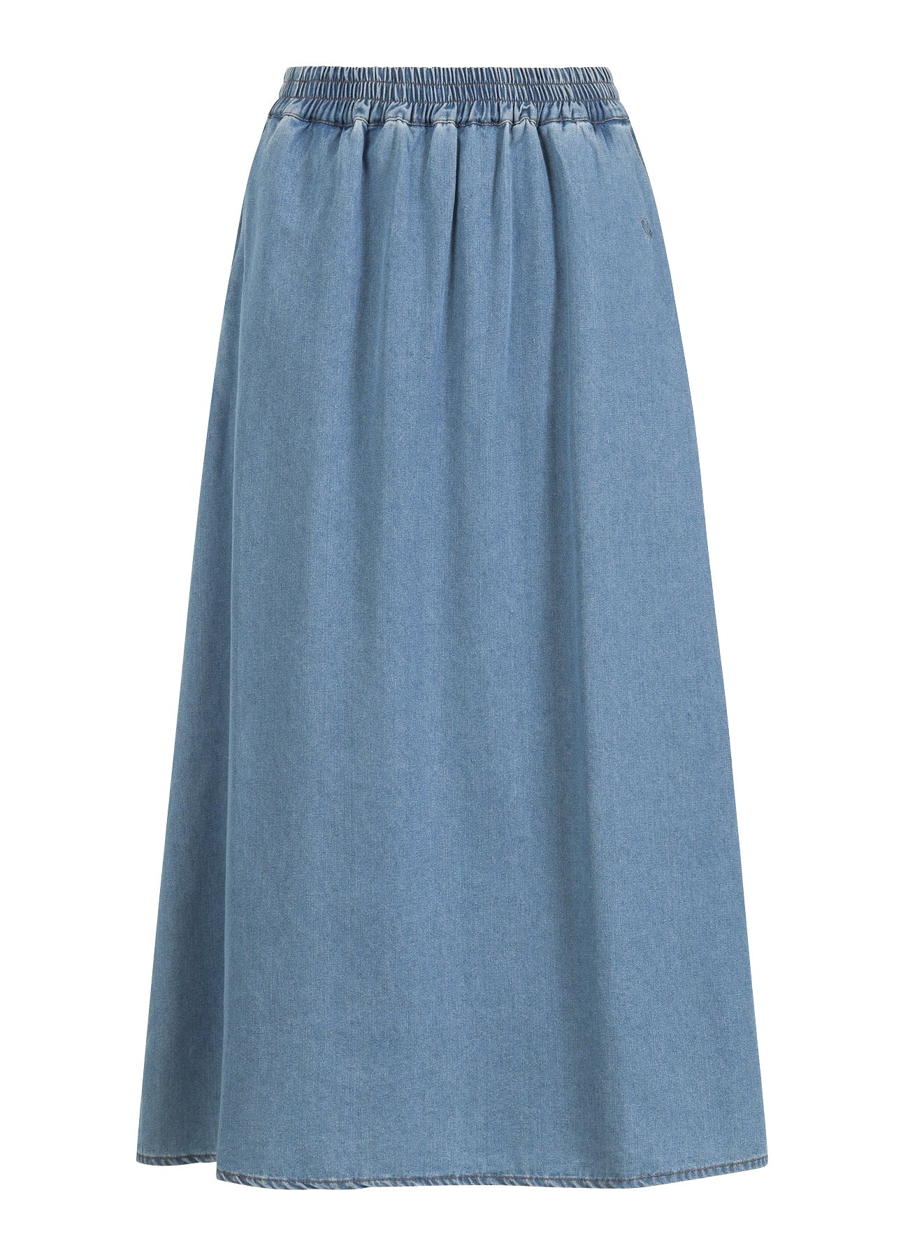 CC HEART ELLIS DENIM NEDERDEL - Blue denim
