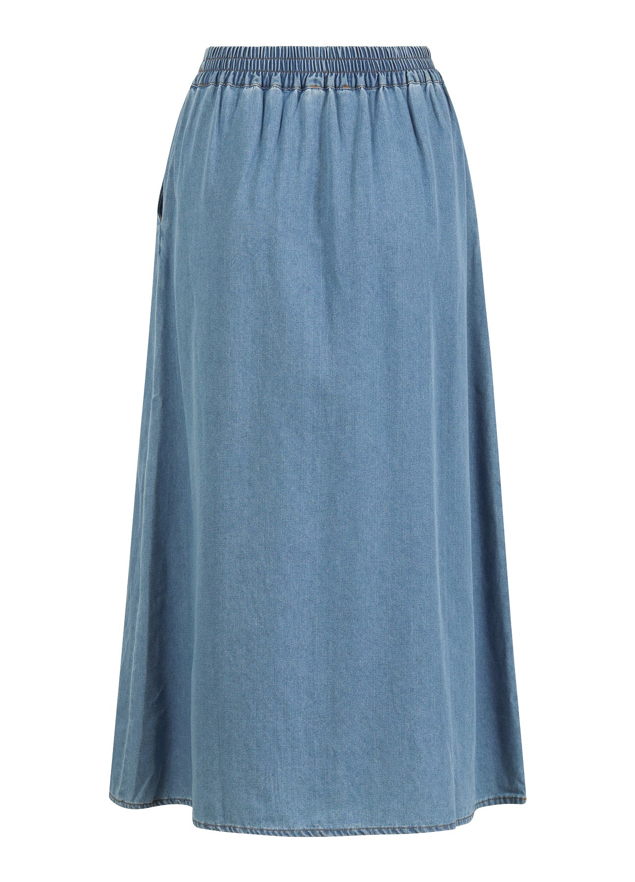 CC HEART ELLIS DENIM NEDERDEL - Blue denim