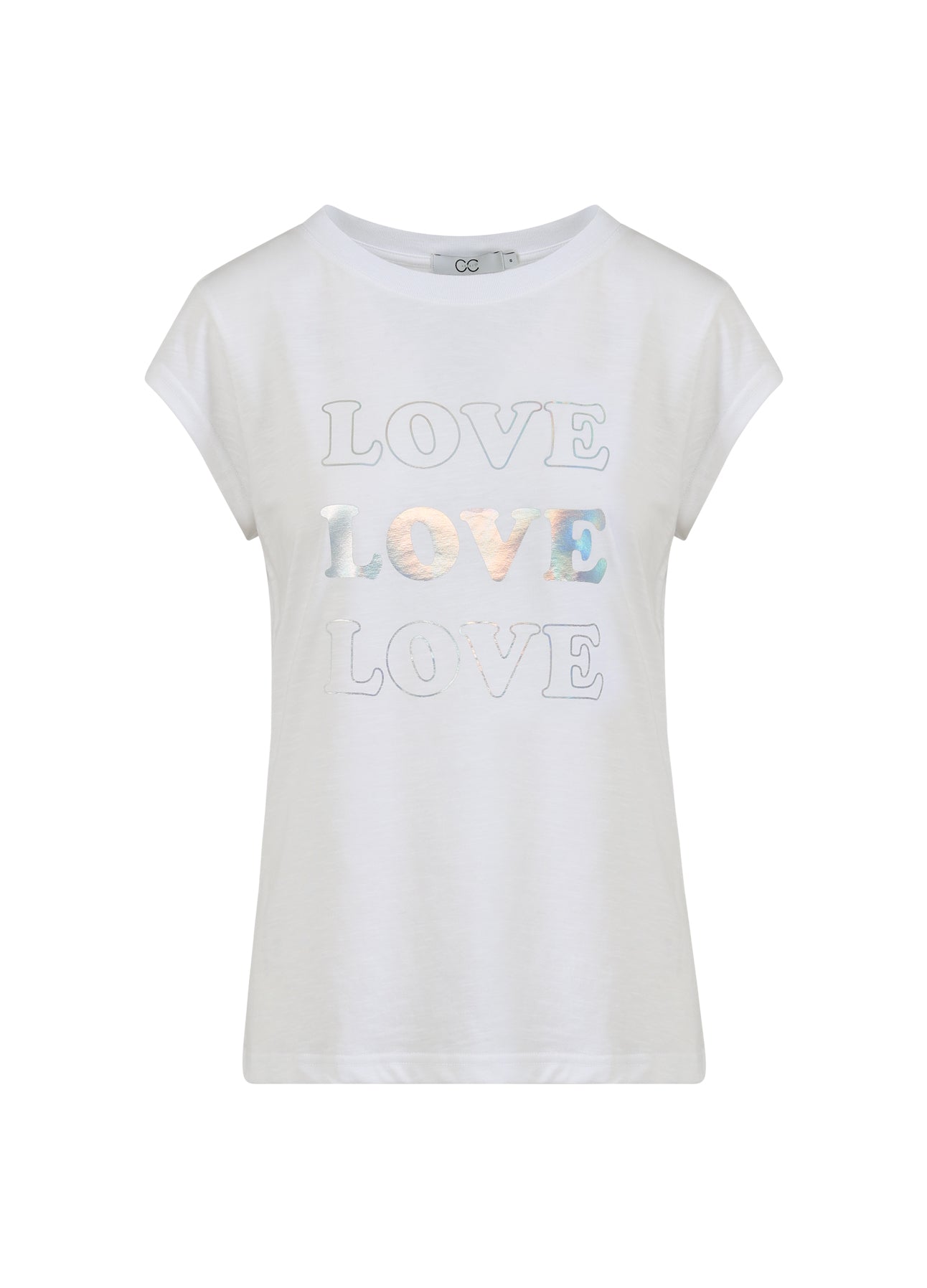 CC HEART LOVE T-SHIRT - KORTÆRME - White