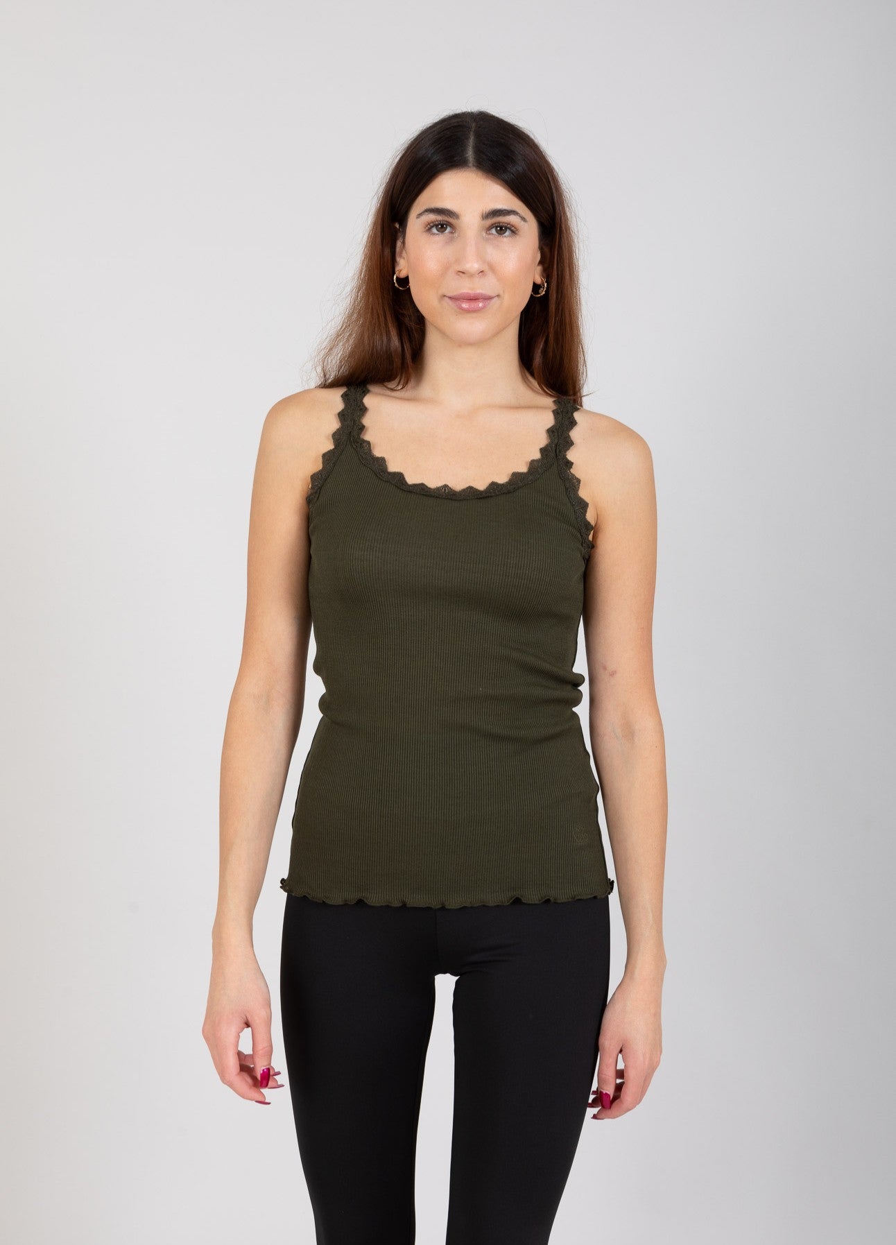CC HEART SILKE TOP MED BLONDE - Hunter Green