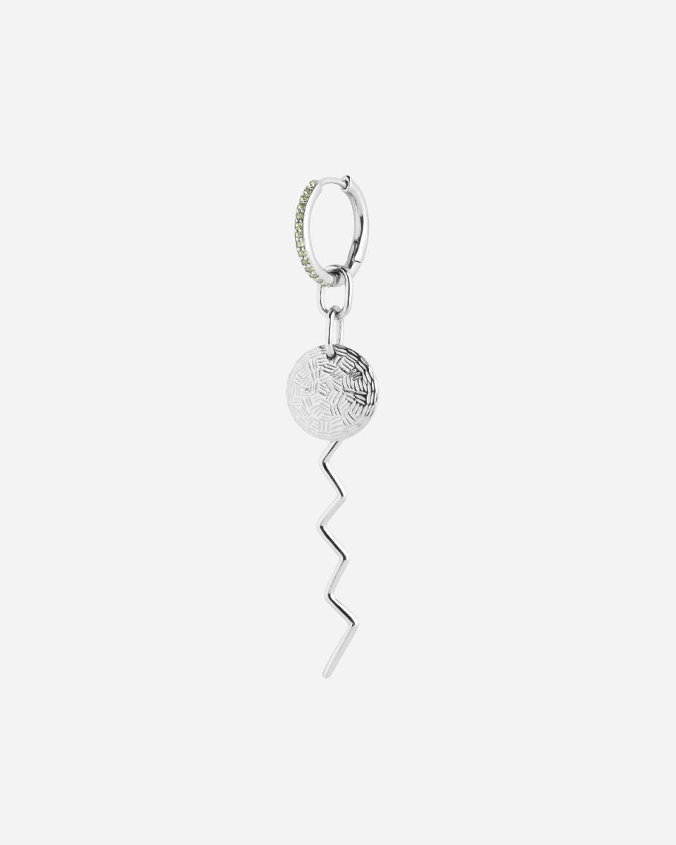 Como Earring Mint - Silver