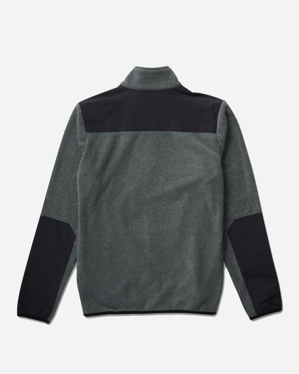 Halo Blocked Fleece - Grey Melange Rabat