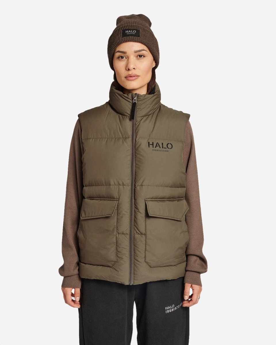 Halo Down Vest - Major Brown