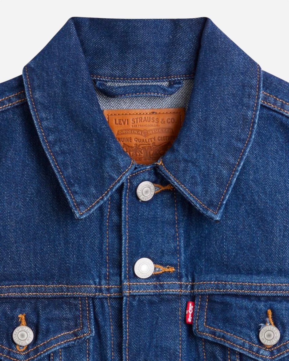 Trucker Jacket Broadway - Dark Indigo Levere