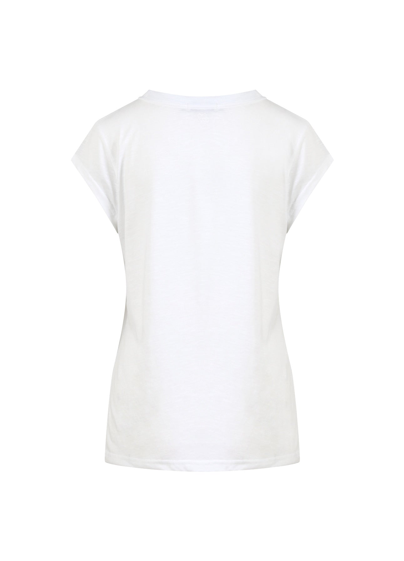 CC HEART POSITIVITY T-SHIRT - KORTÆRME - White/gold