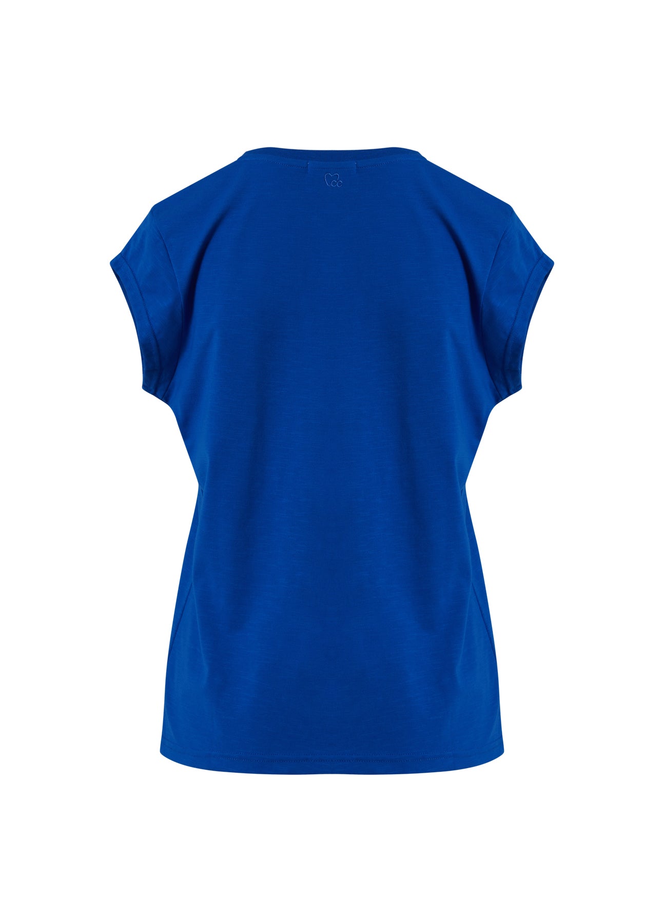 CC HEART V-HALS T-SHIRT - Electric blue