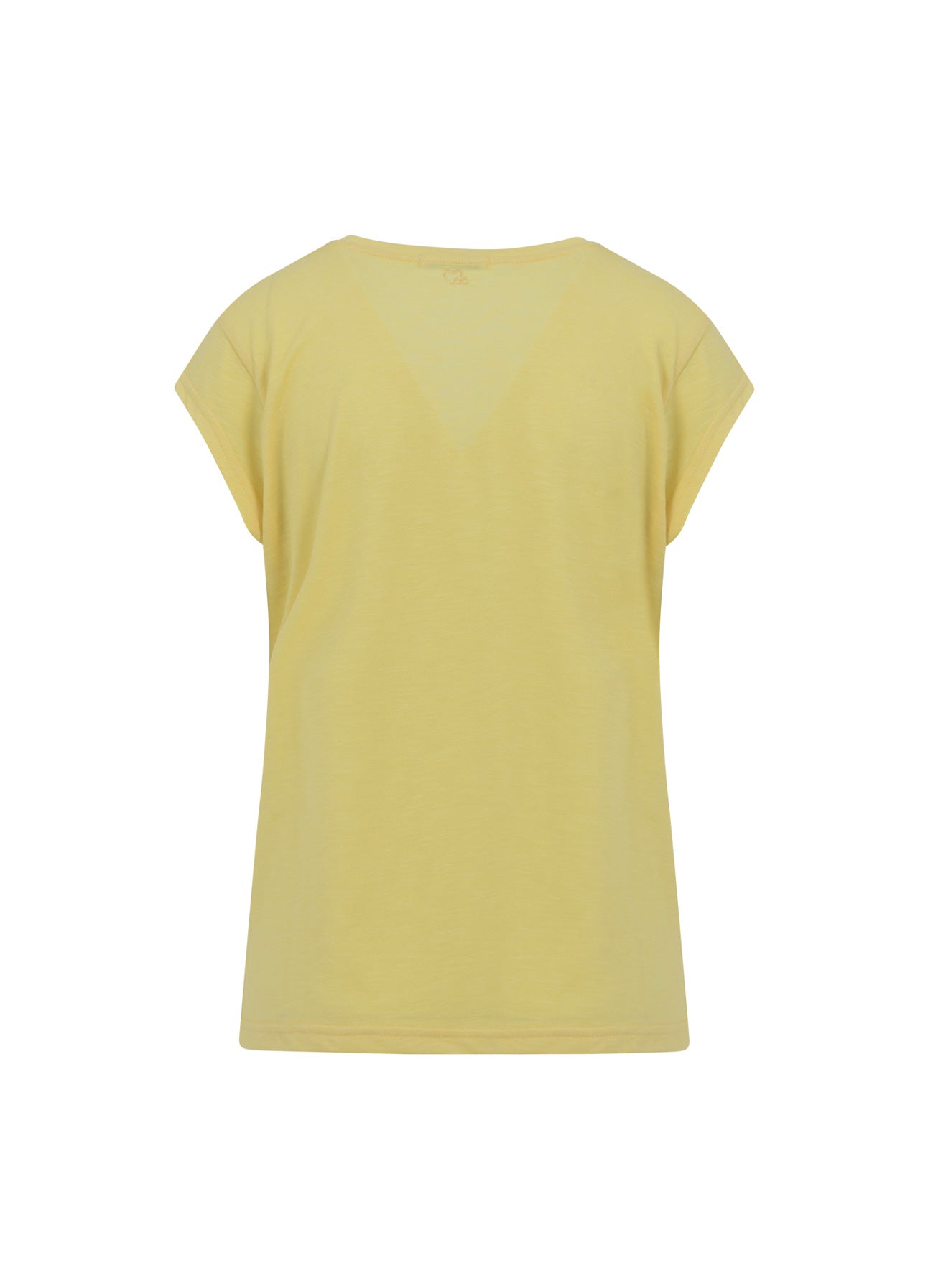 CC HEART V-HALS T-SHIRT - Sunny Yellow