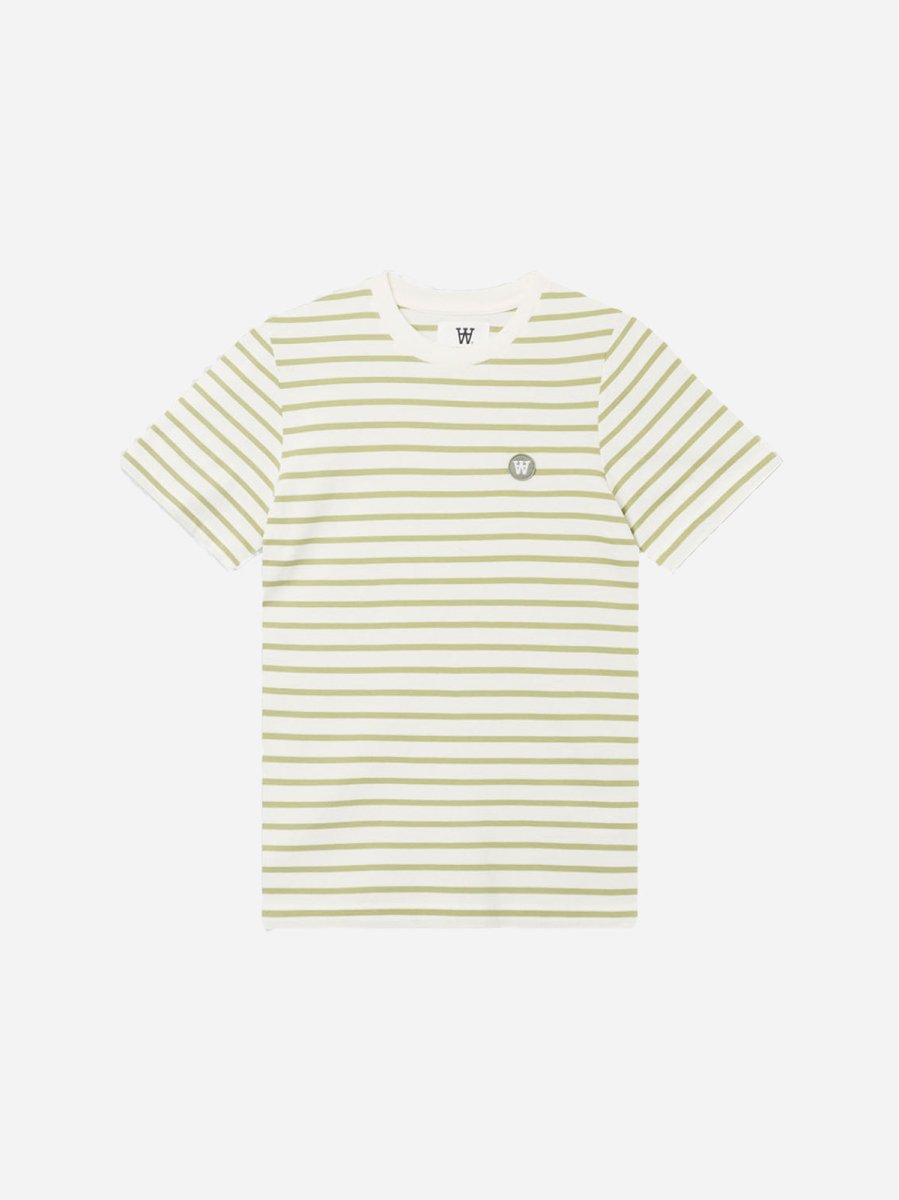Mia T-Shirt - Off White/Olive