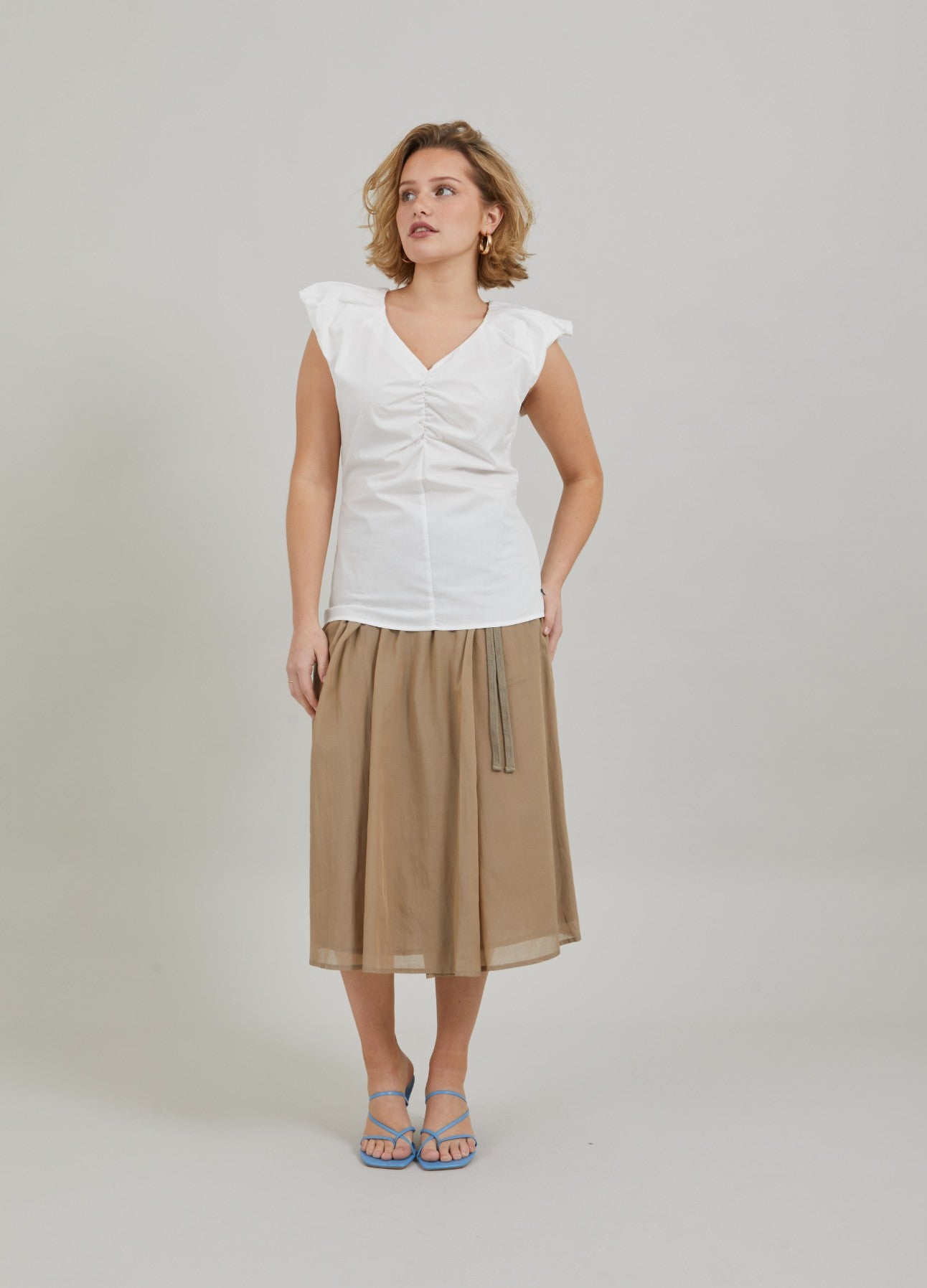 TOP M. SAMLINGER - White
