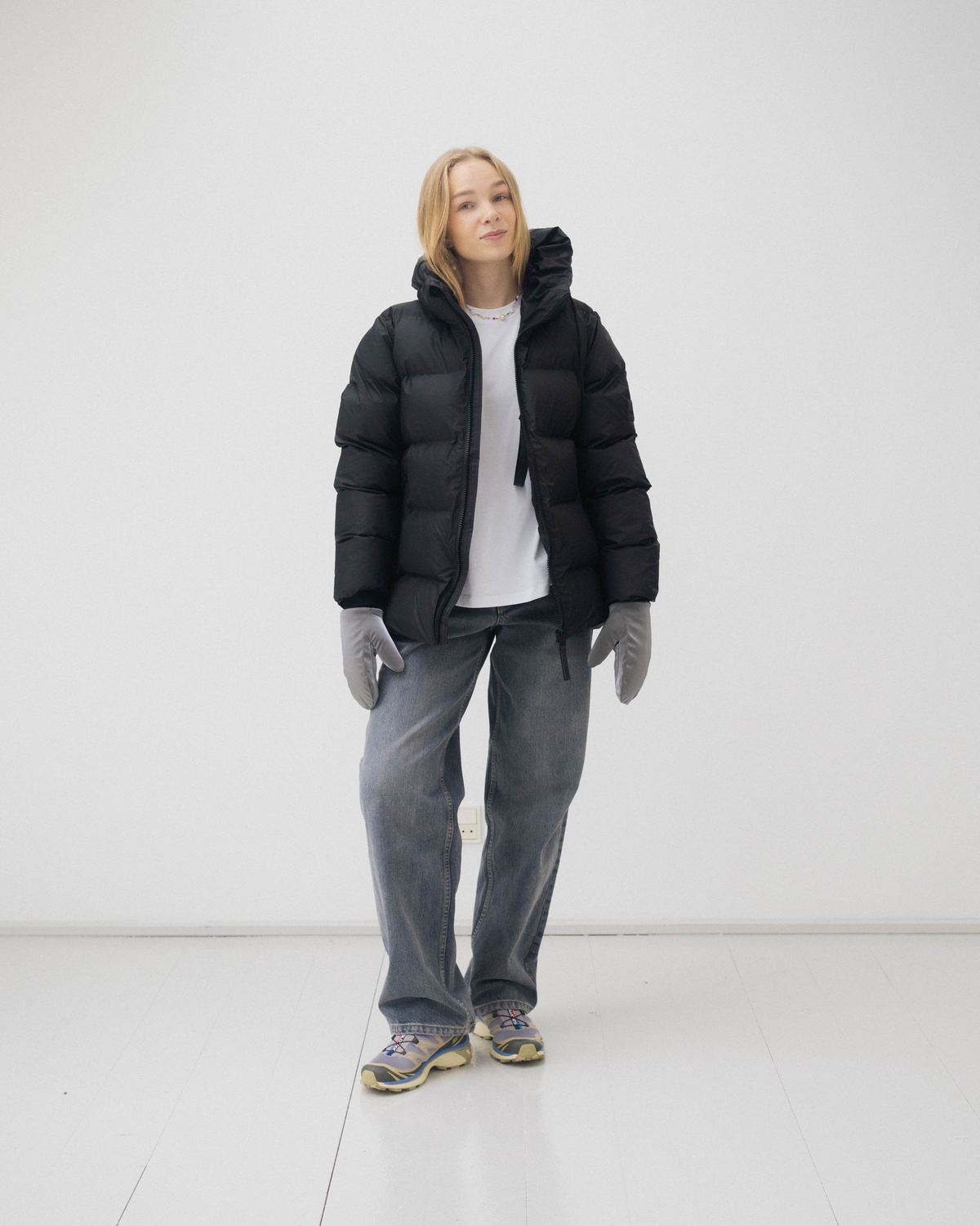 Anna Vilma - Alta Puffer Jacket W3T3 - Black