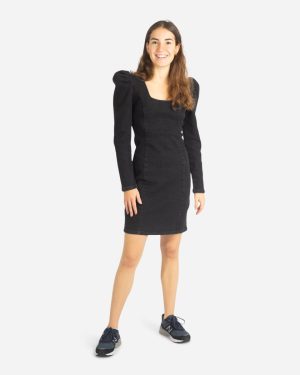 Astrid Short Dress - Washed Black Online