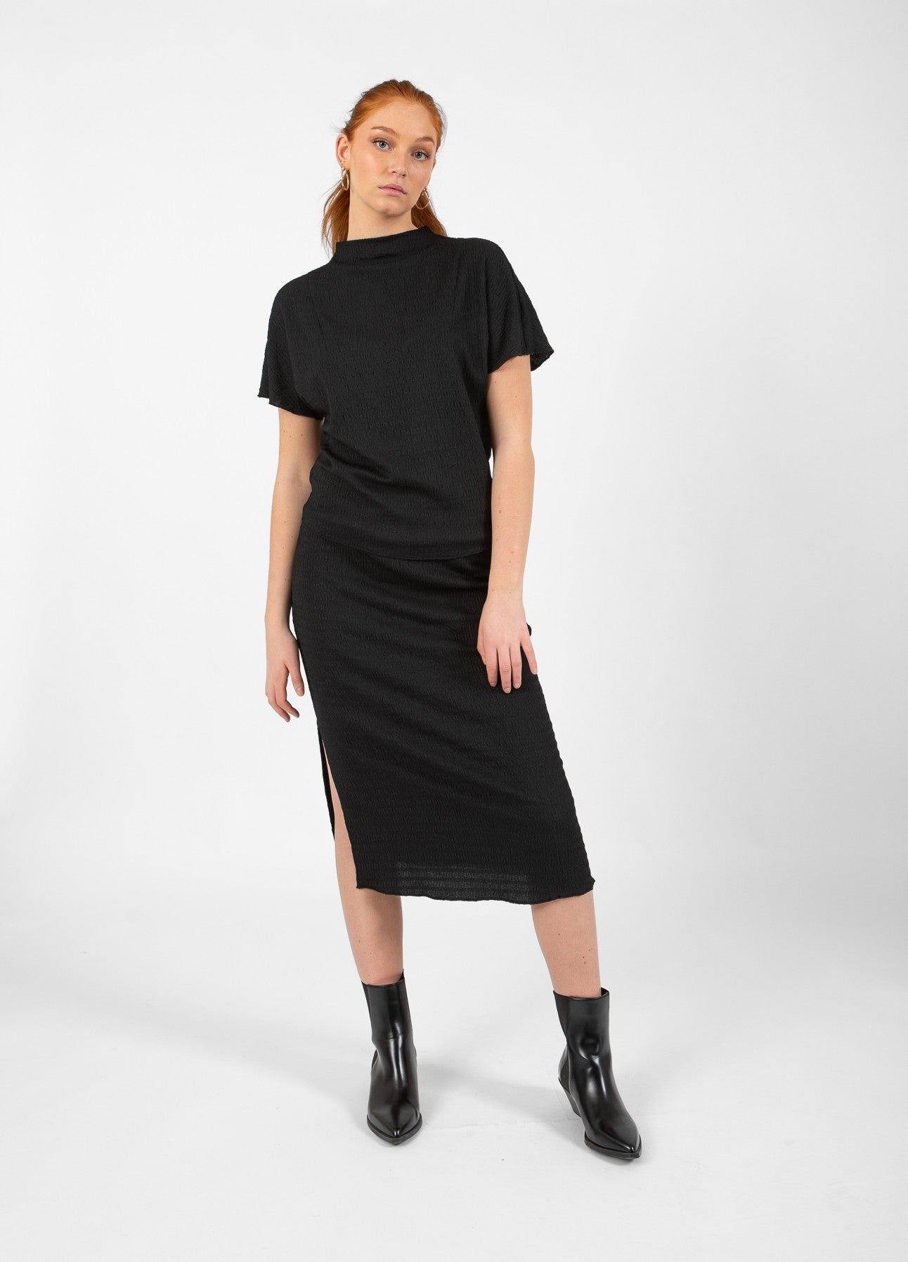 CC HEART KORA NEDERDEL M SLIDS - Black