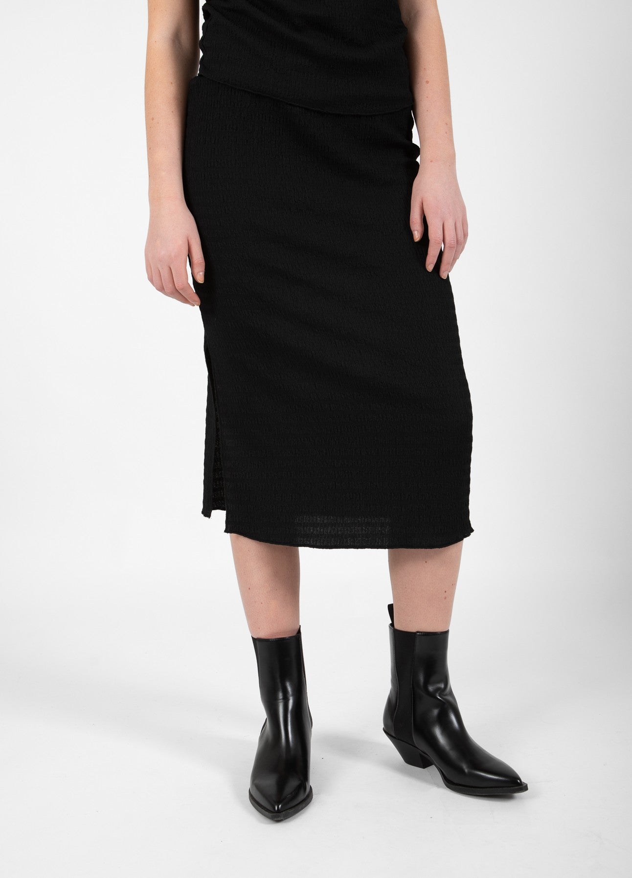 CC HEART KORA NEDERDEL M SLIDS - Black