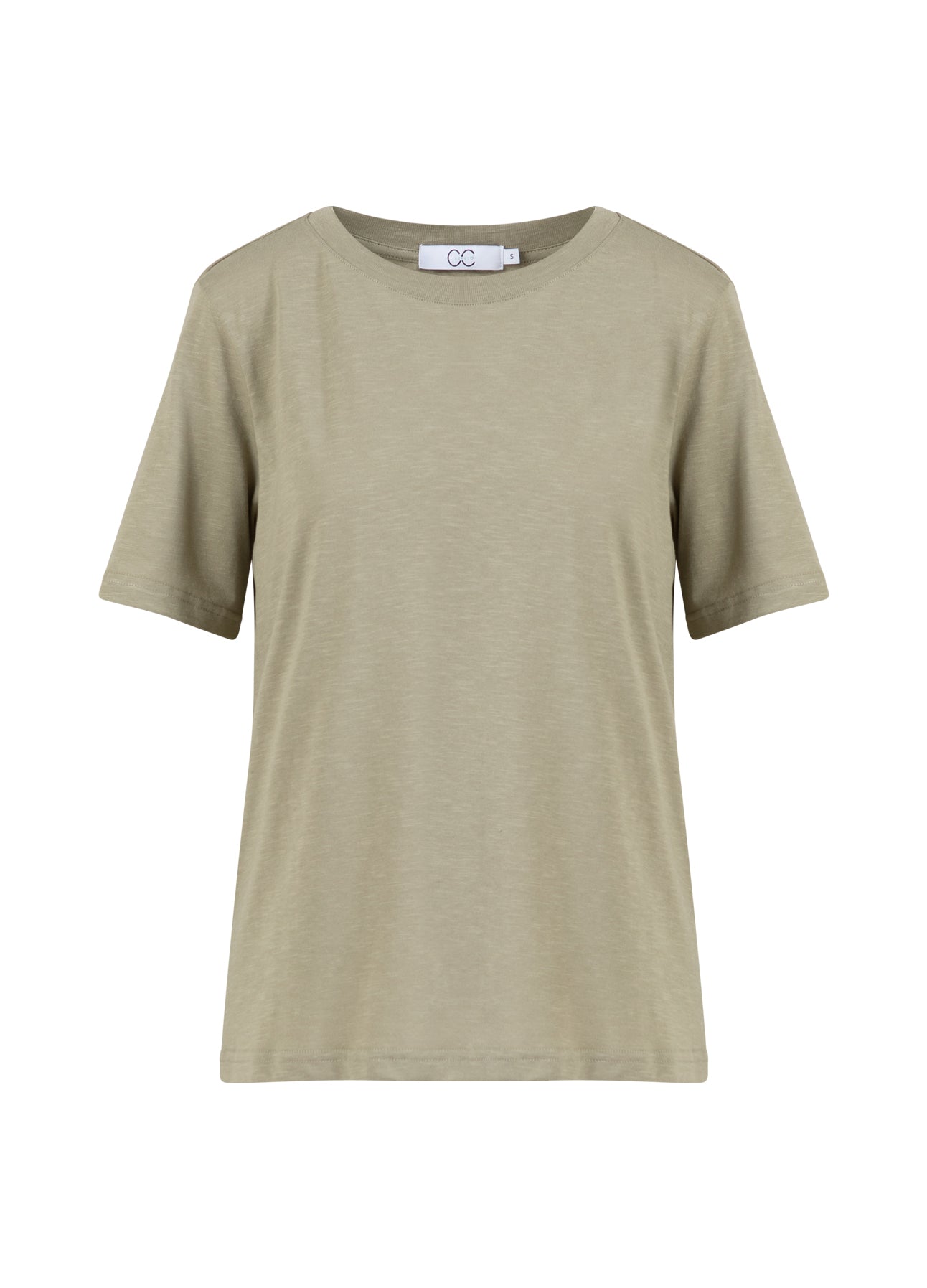 CC HEART REGULAR T-SHIRT - Dusty olive