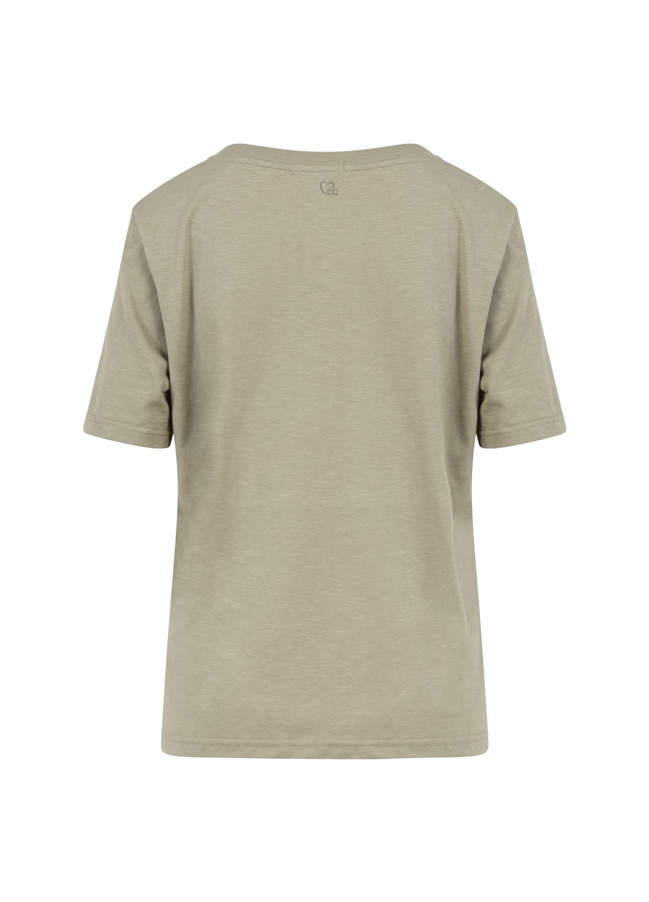 CC HEART REGULAR T-SHIRT - Dusty olive