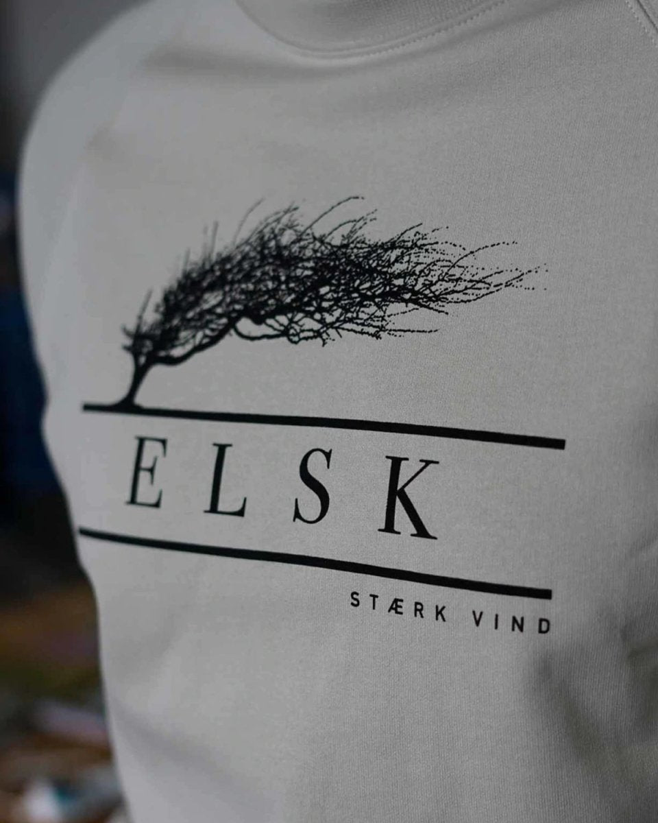 ELSK® VIND TVÆRS MEN'S CREWNECK - PALE PISTACHE
