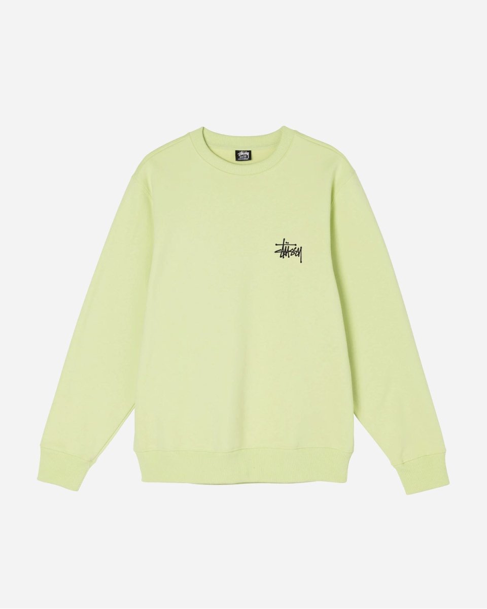 Basic Stüssy Crew - Tea Online Hot Salg