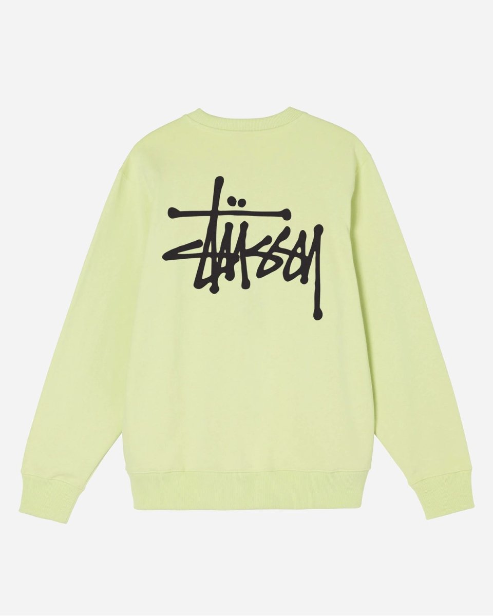 Basic Stüssy Crew - Tea Online Hot Salg