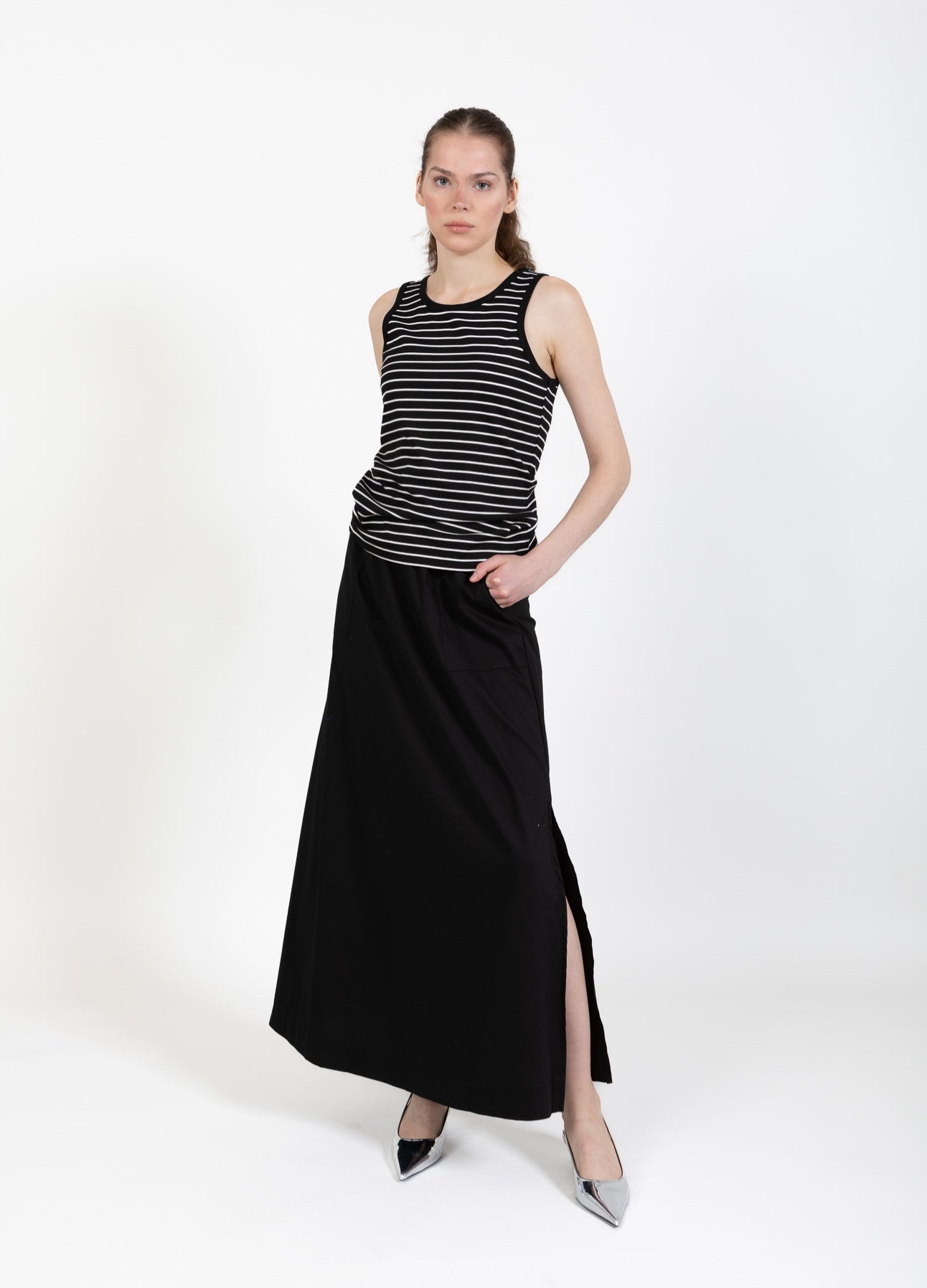 CC HEART PHOEBE MAXI NEDERDEL - Black på udsalg