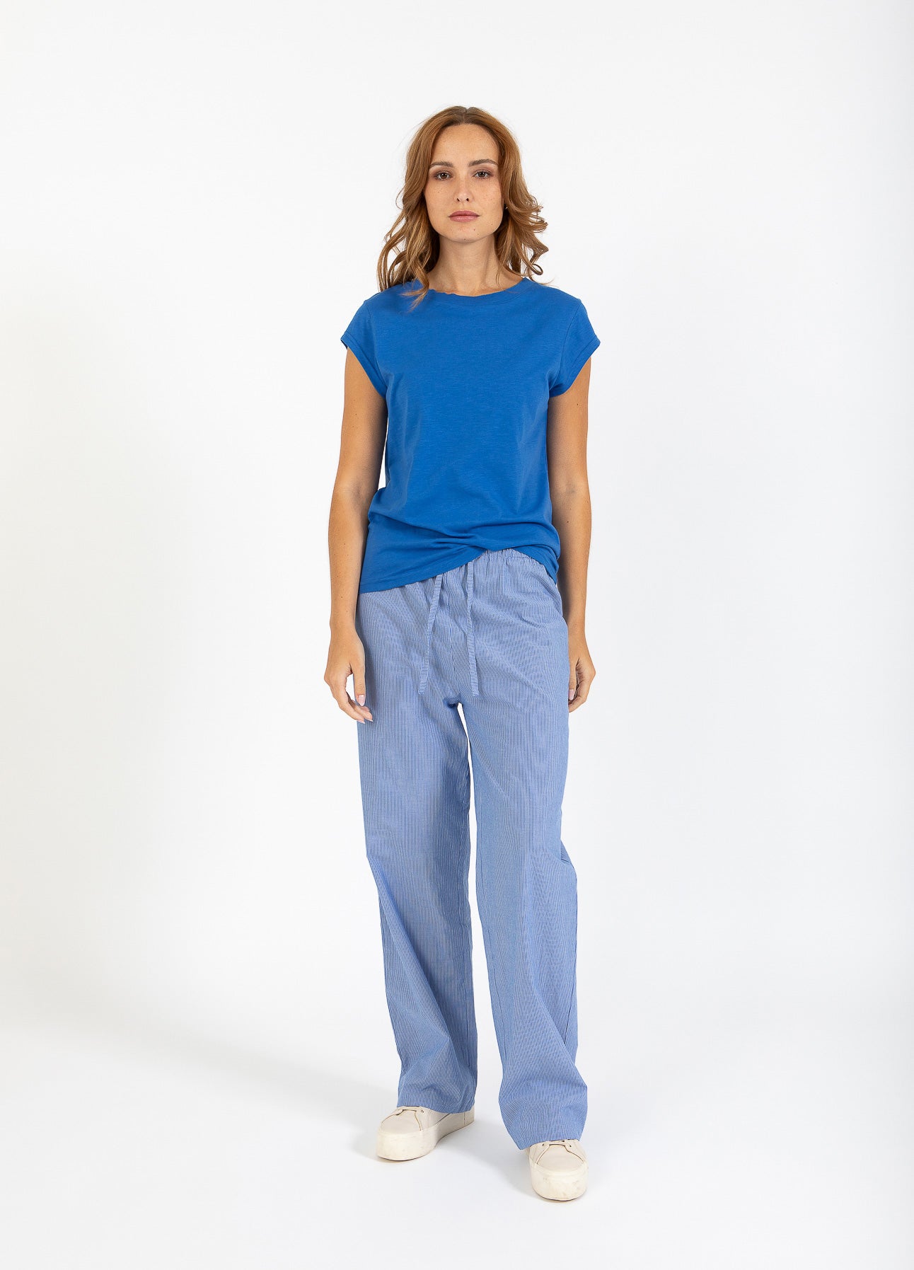 CC HEART T-SHIRT - Bright blue Udsalg