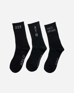 HALO 3-Pack Socks - Black