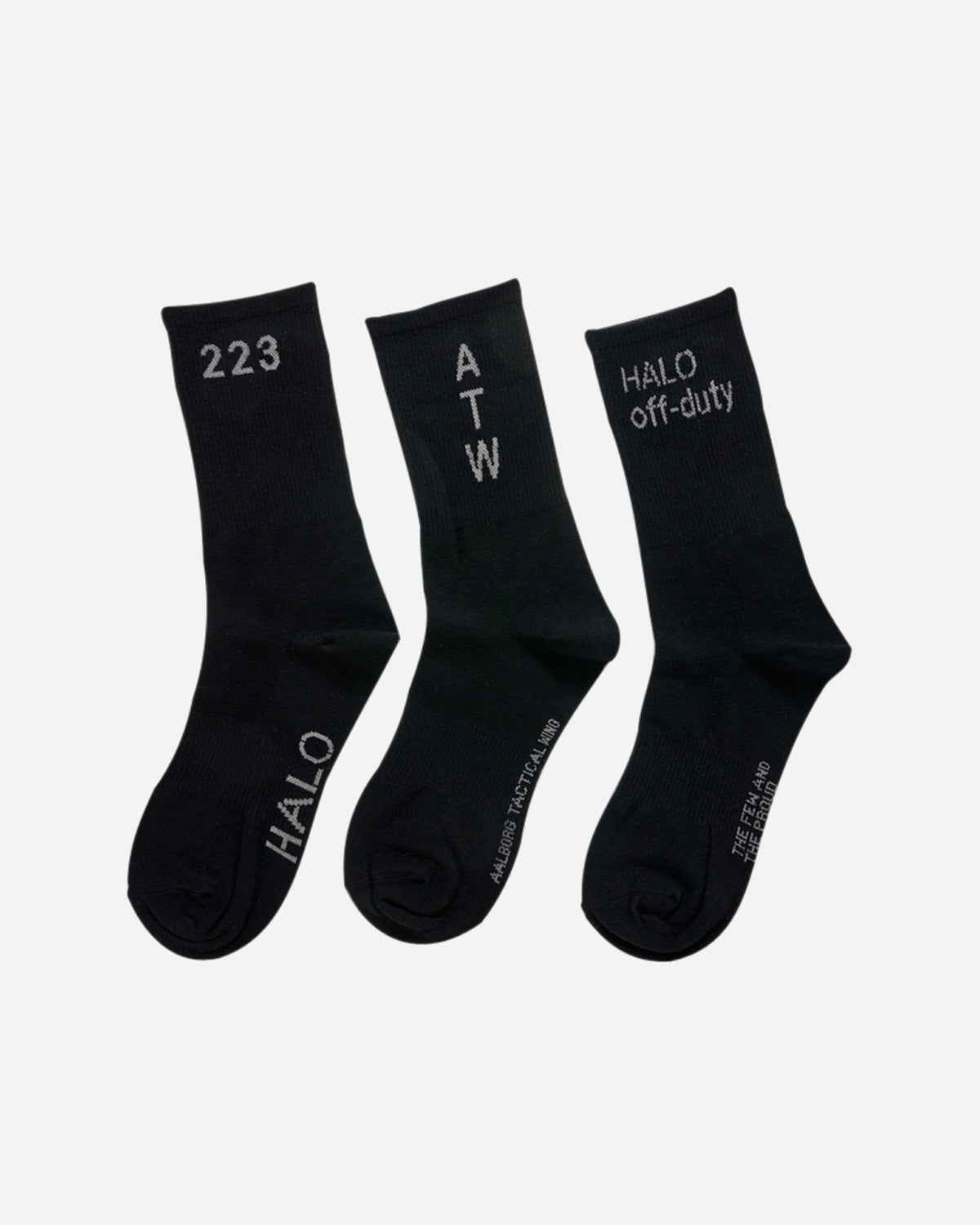 halo-3-pack-socks-black_0.jpg HALO 3-Pack Socks - Black