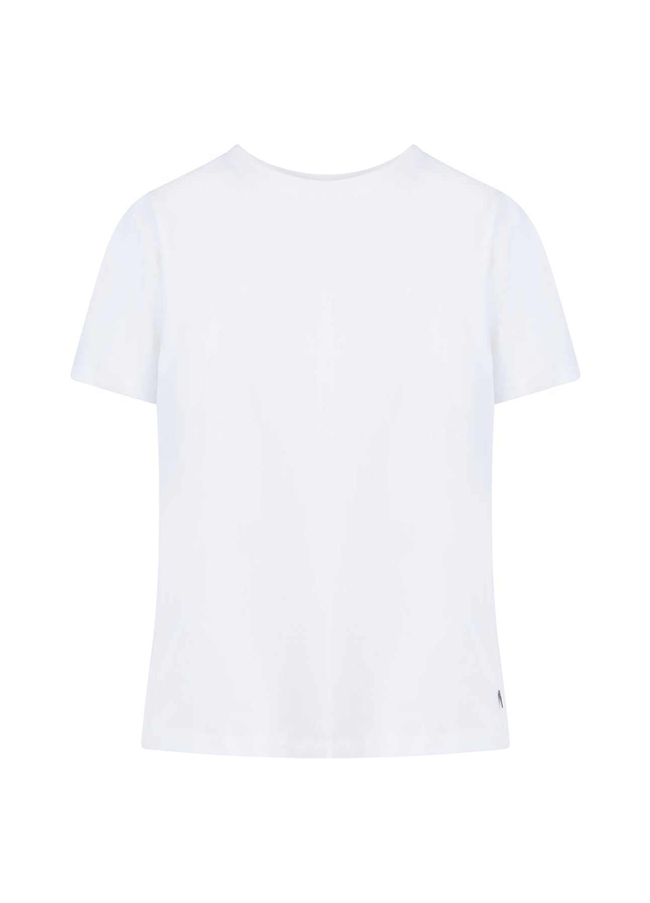T-SHIRT MED RUND HALS - KORTE ÆRMER - White