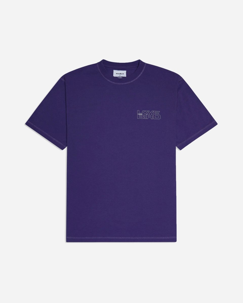 Bayne Bird Tee - Purple Rabat