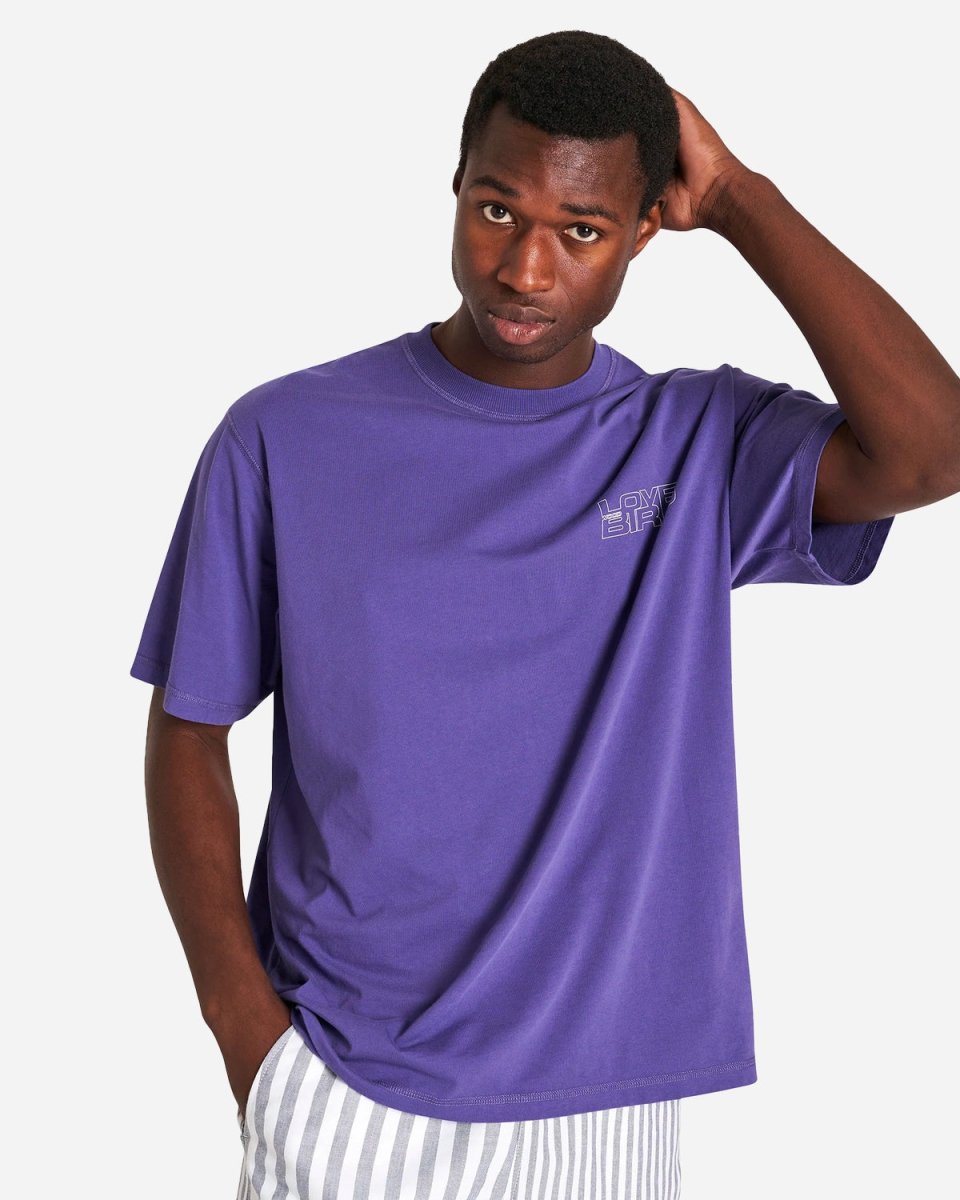 Bayne Bird Tee - Purple Rabat