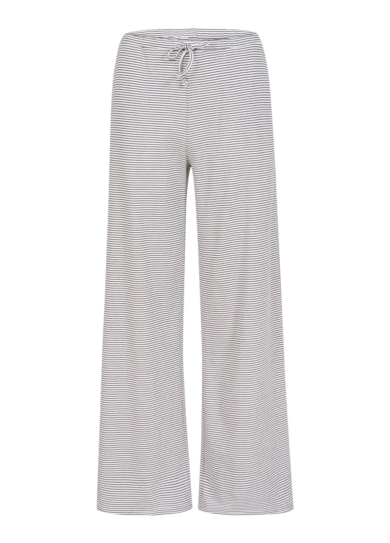 CC HEART ELYSE LØSE JERSEYBUKSER - White/black stripe