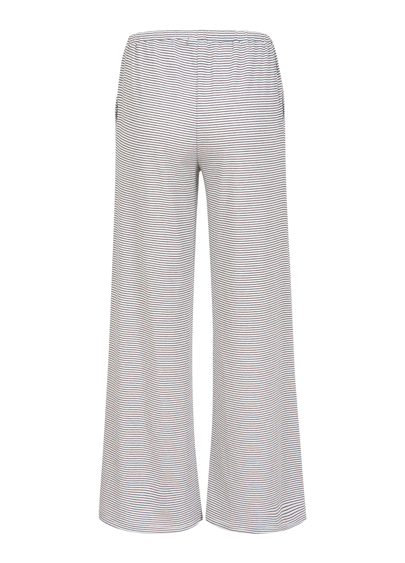 CC HEART ELYSE LØSE JERSEYBUKSER - White/black stripe