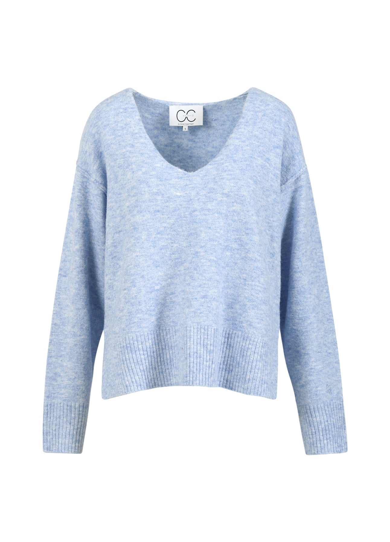 CC HEART EMERIE V-HALS SWEATER - Dream blue