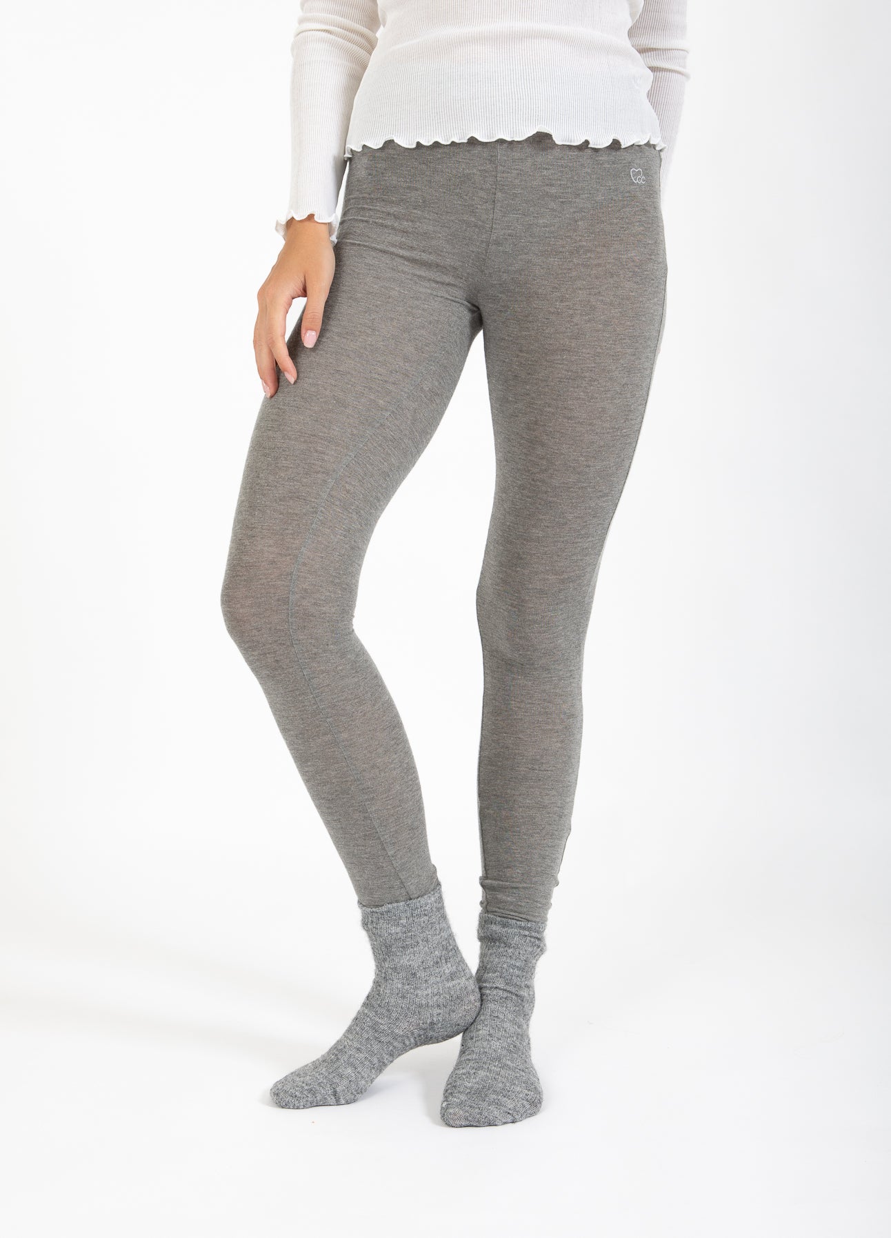 CC HEART LANA ULD LEGGINGS - Grey melange