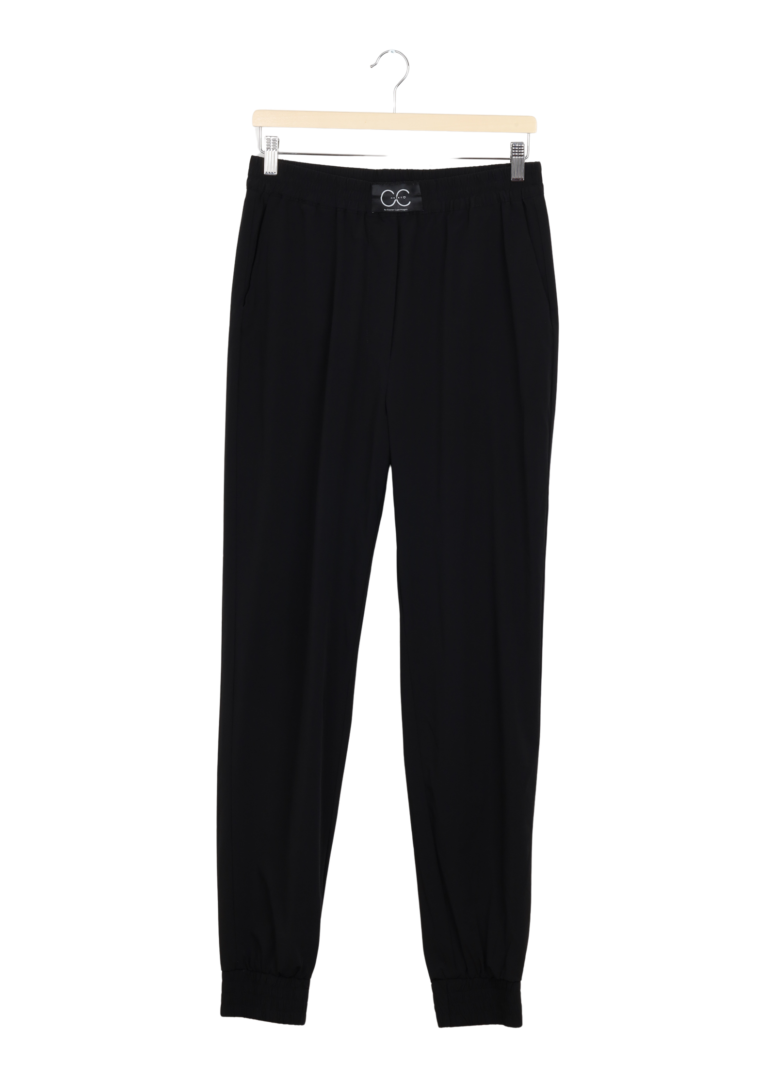 PRE-LOVED CC HEART JOSIE TRACK PANTS - Black
