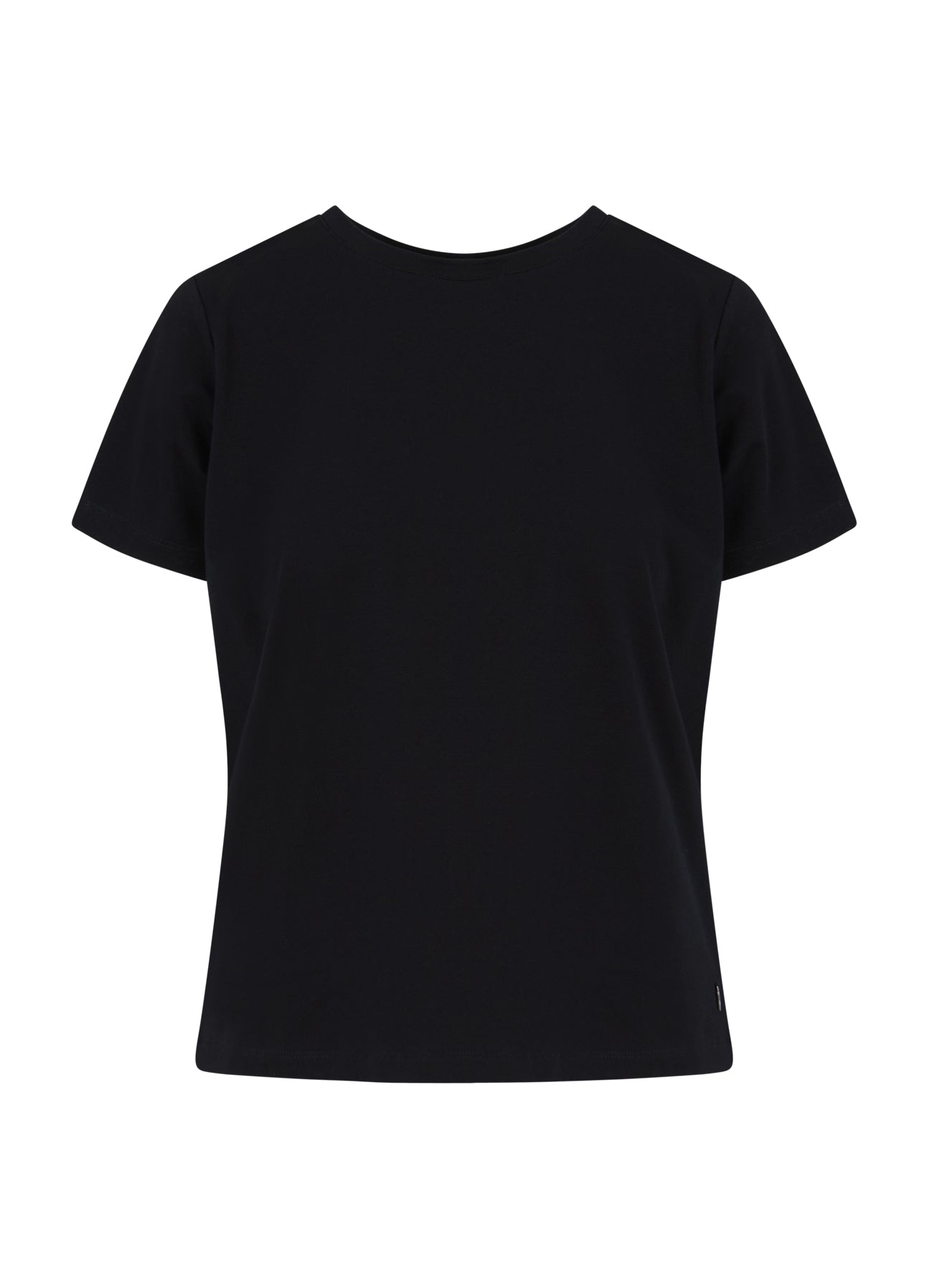 T-SHIRT MED RUND HALS - KORTE ÆRMER - Black