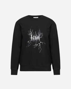 Artwork Regular Crewneck - Faded Black Rabat