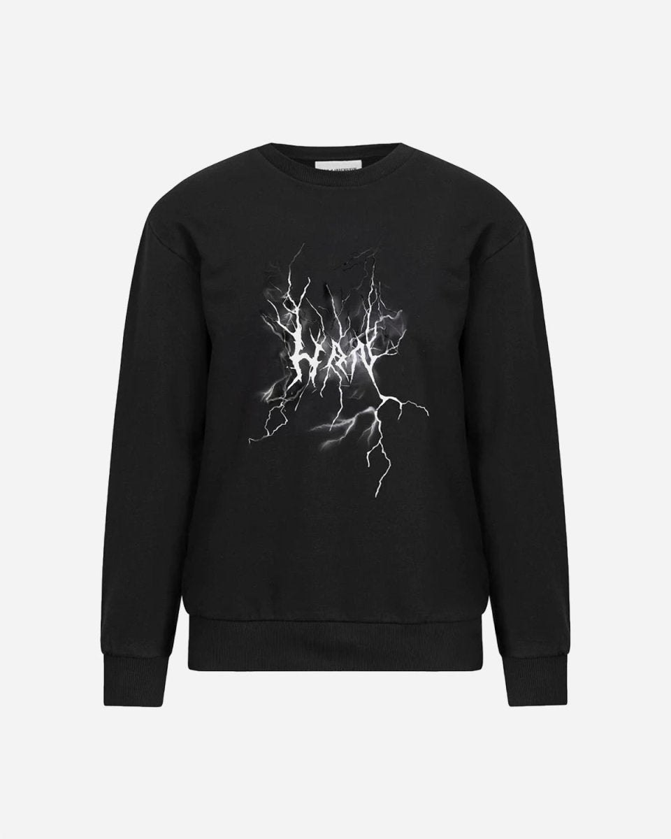 Artwork Regular Crewneck - Faded Black Rabat