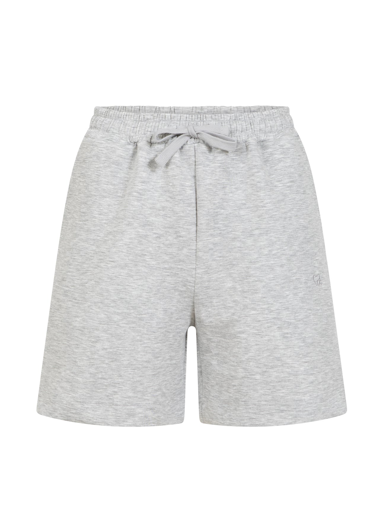 CC HEART BEA SWEATSHORTS - Light grey melange