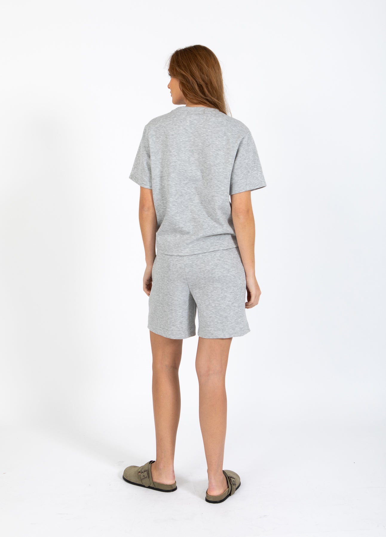 CC HEART BEA SWEATSHORTS - Light grey melange