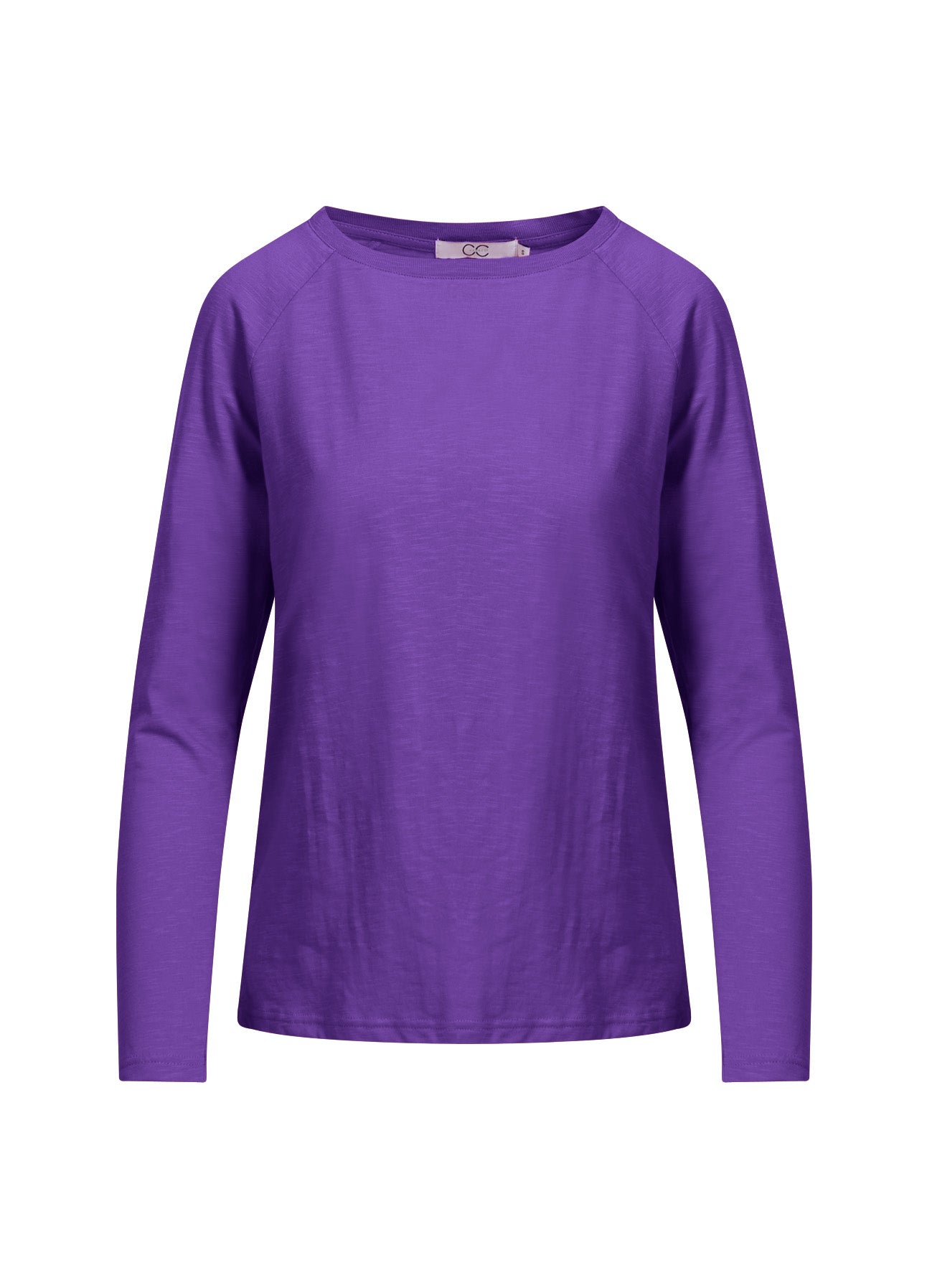 CC HEART LANGÆRMET T-SHIRT - Warm purple