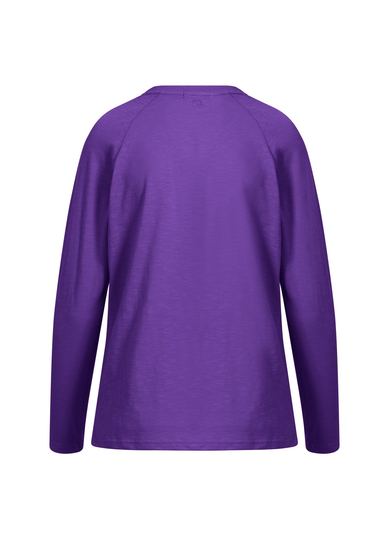 CC HEART LANGÆRMET T-SHIRT - Warm purple