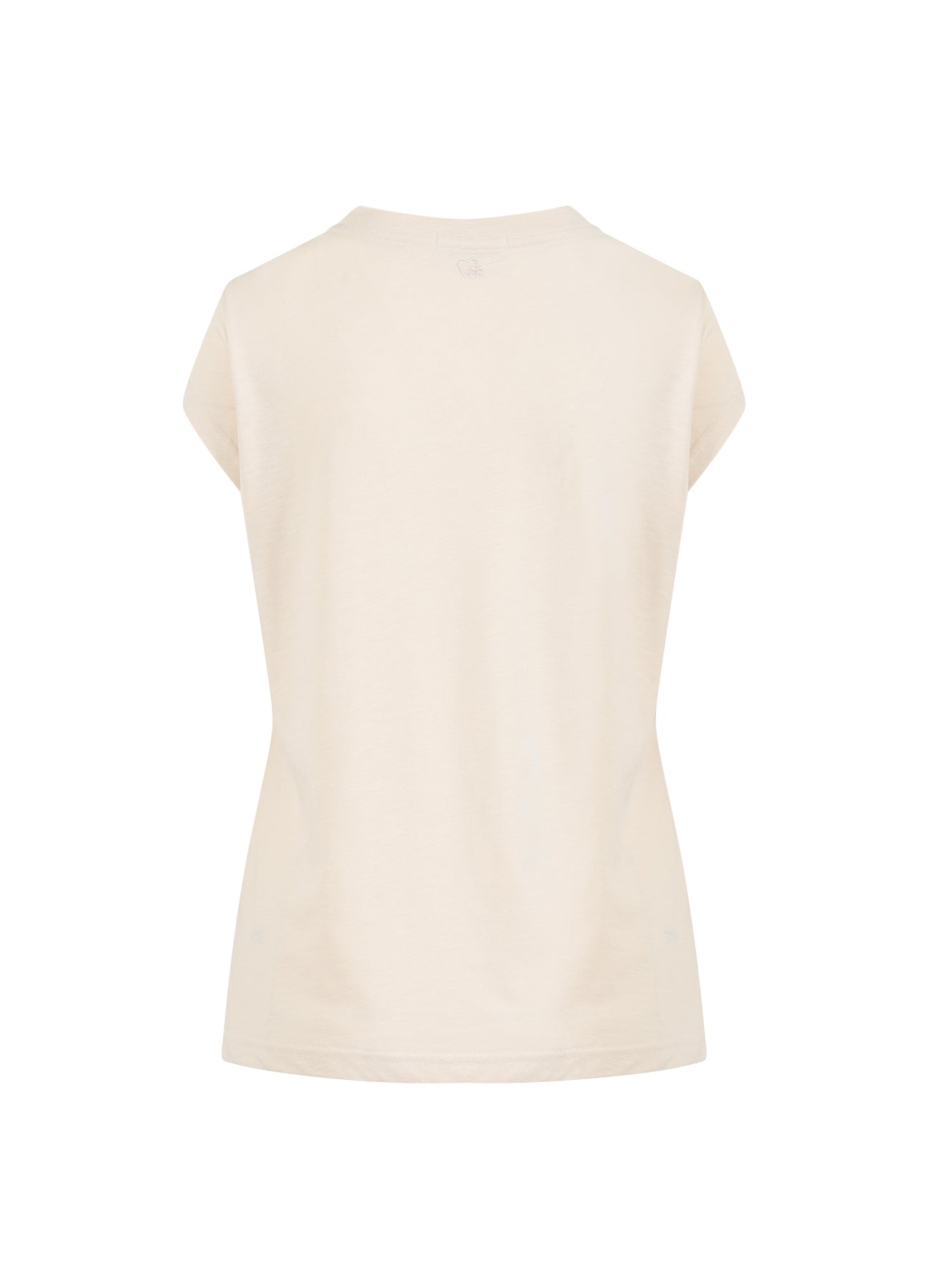 CC HEART T-SHIRT - Creme